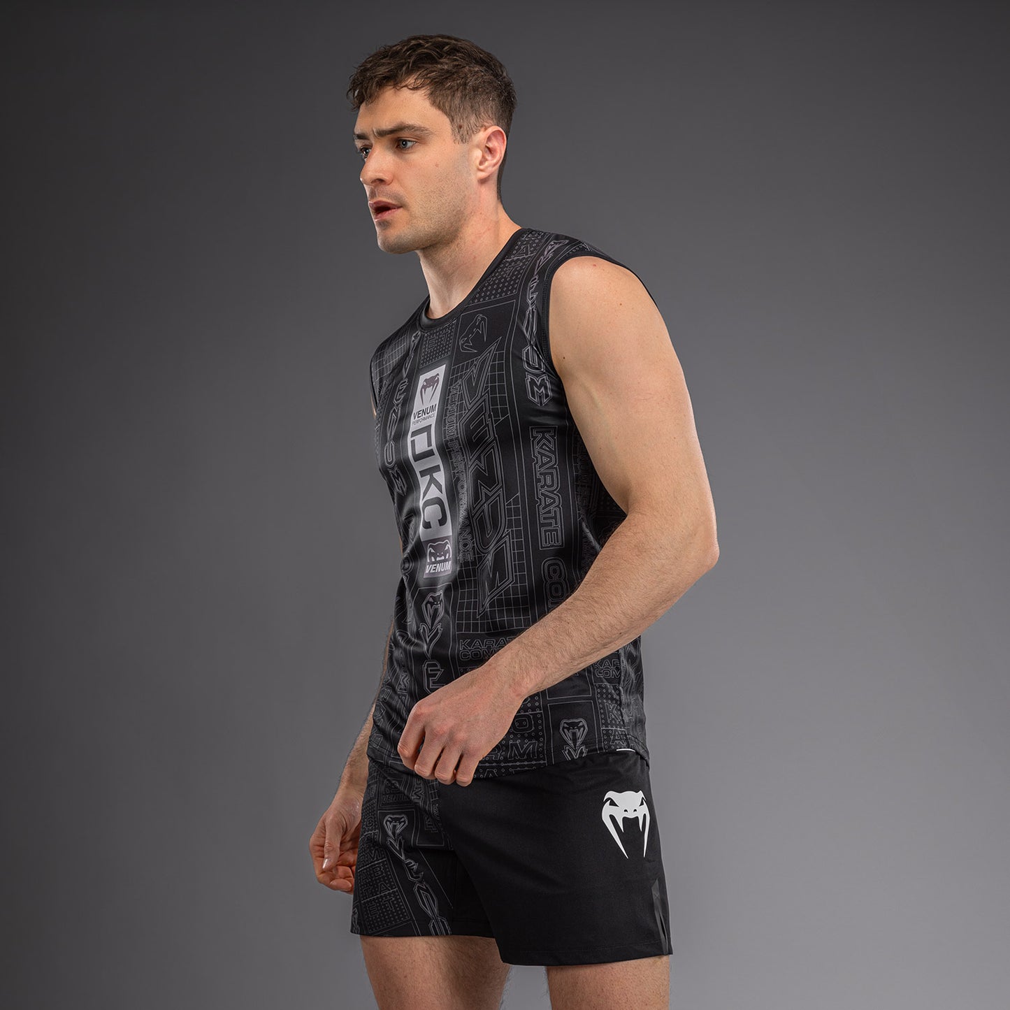 Débardeur Dry Tech Karate Combat by Venum – Noir/Gris - product-type_T-Shirts Dry Tech