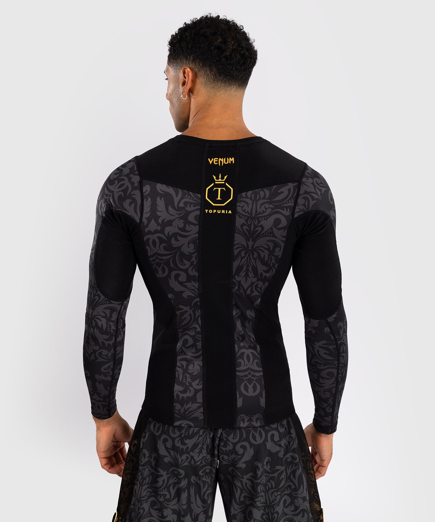 Rashguard à Manches Longues Venum x Topuria Unmatched Edition - Noir/Or - product-type_T-Shirts de Compression