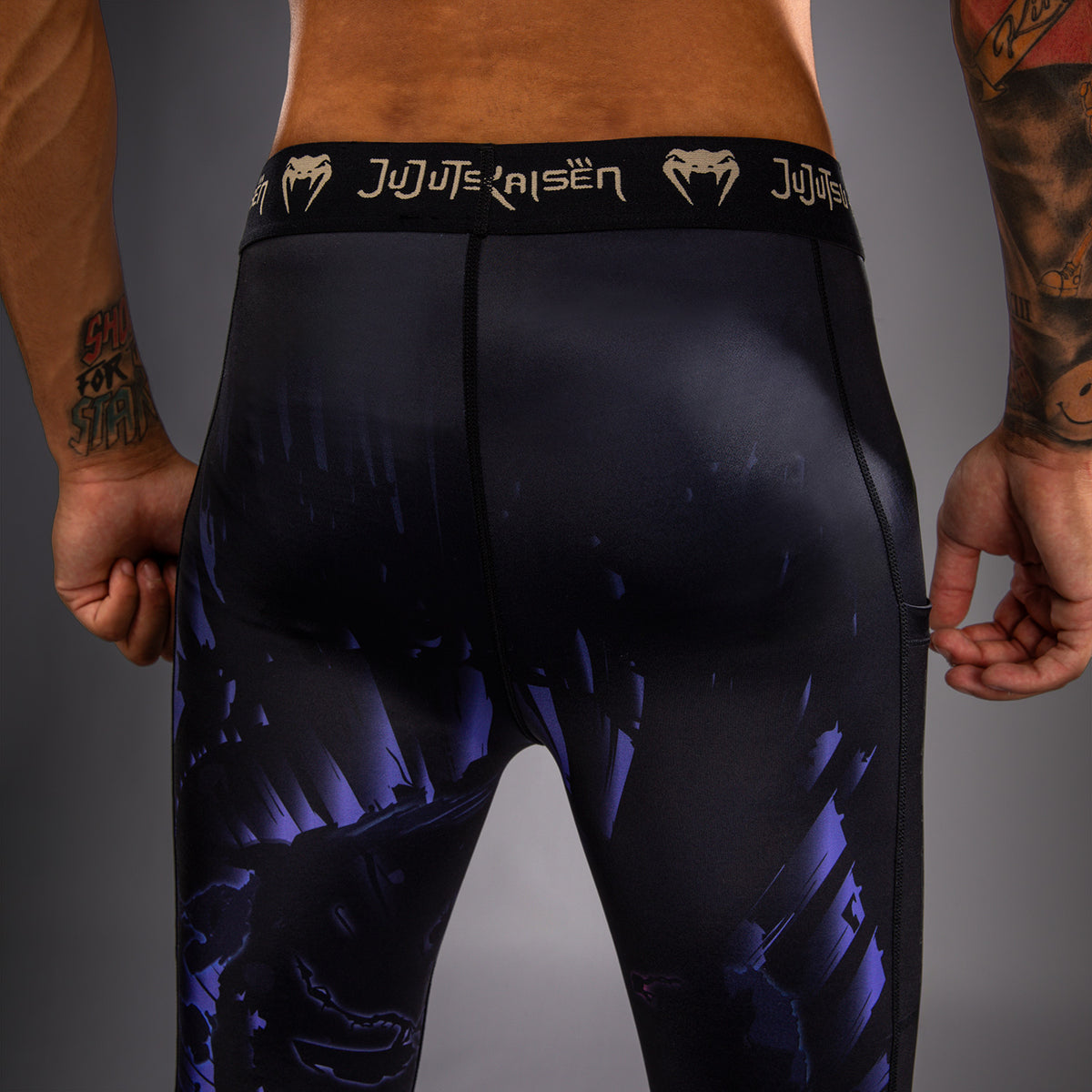 Pantalon de compression Gojo Jujutsu Kaisen x Venum – Violet
