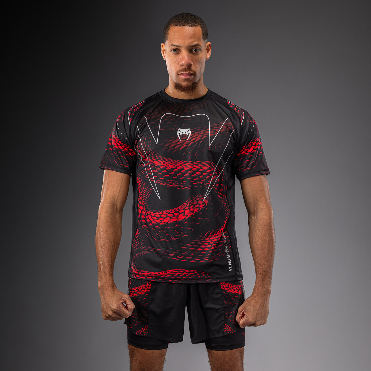 T-shirt Dry Tech Venum Matupa - Noir/Rouge/Argent - product-type_T-Shirts Dry Tech