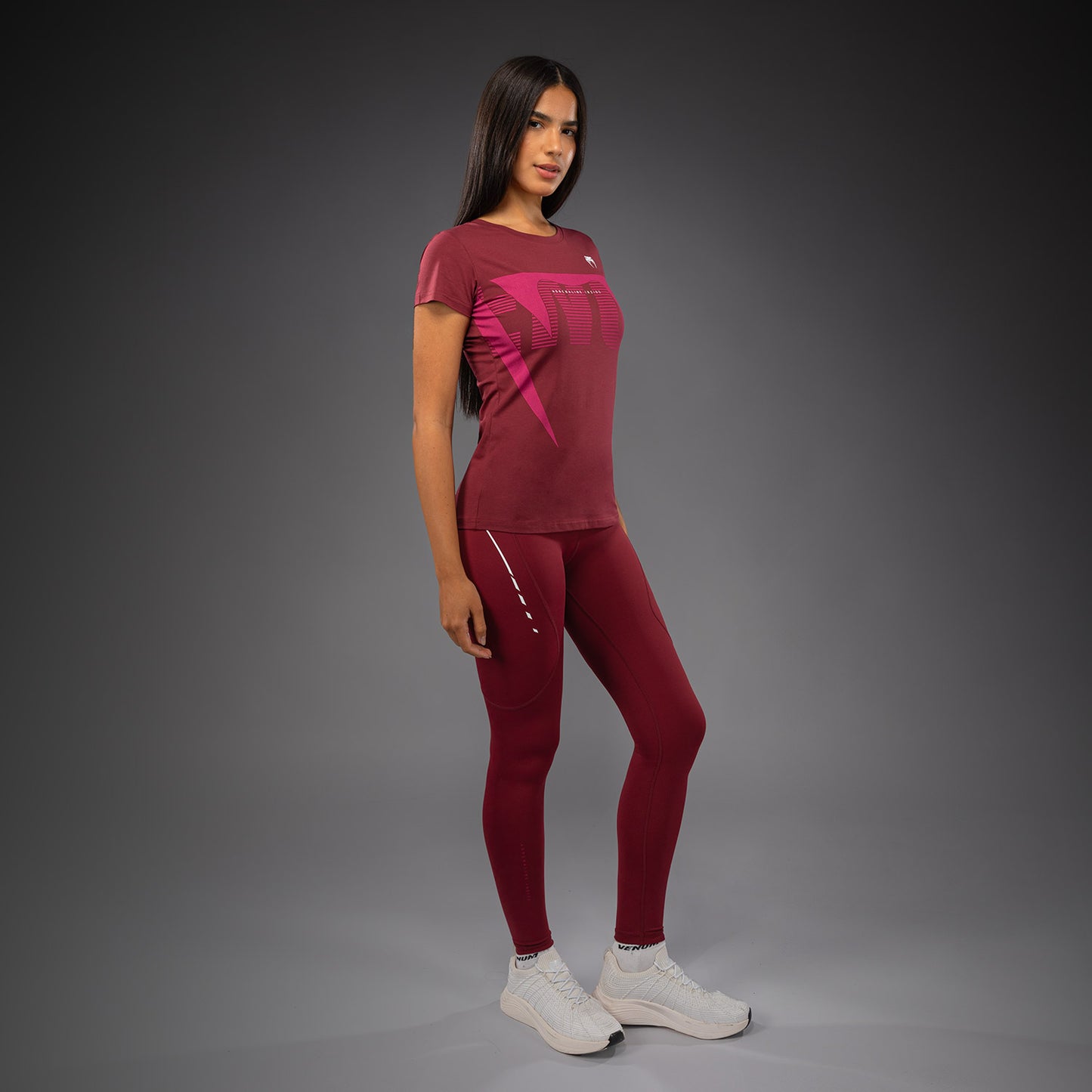 T-shirt Femme Venum Adrenaline – Bordeaux/Rose - product-type_T-Shirts