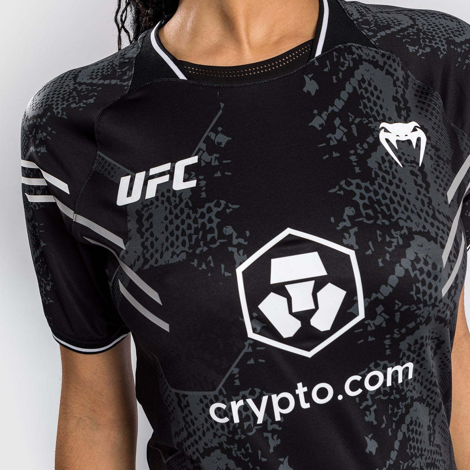 T-shirt Technique Personnalisé pour Femmes UFC Adrenaline by Venum Authentic Fight Night - Noir - product-type_T-Shirts Dry Tech