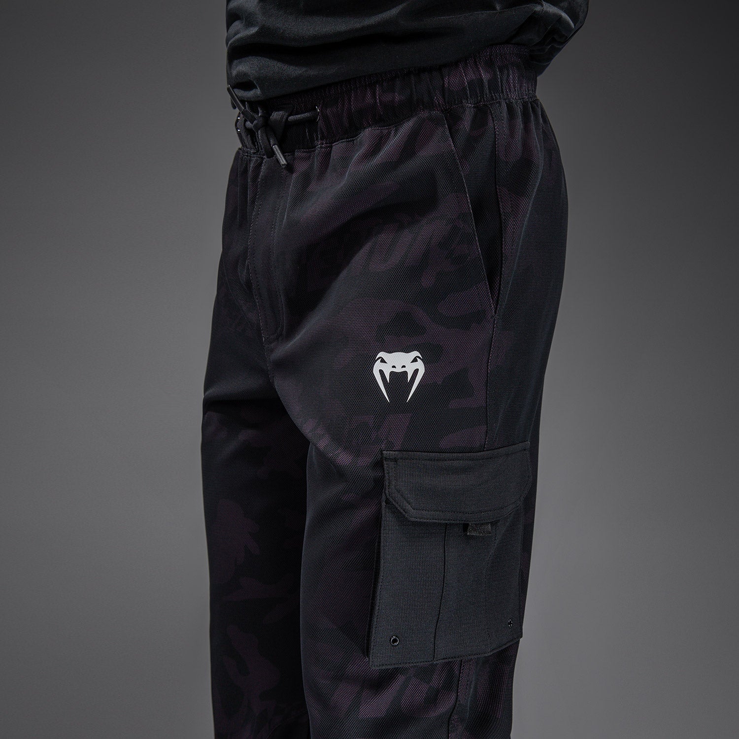 Jogging pour Hommes Venum Trooper - Noir/Violet - product-type_Pantalons de jogging