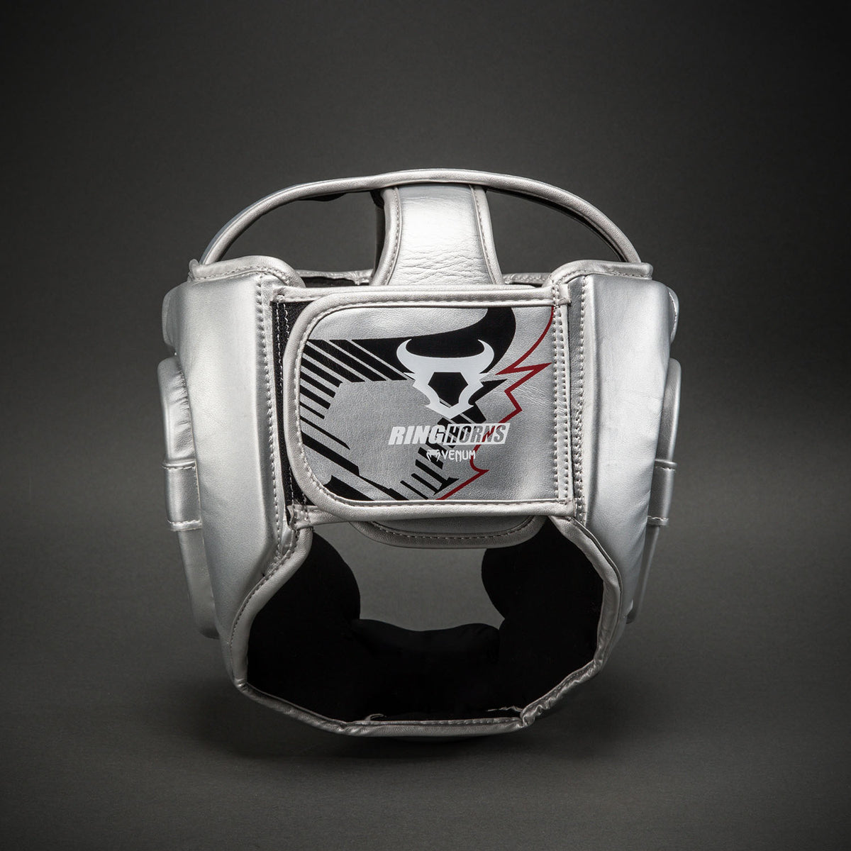 Casque de protection Ringhorns Charger by Venum – Argent/Noir - product-type_Casques de boxe