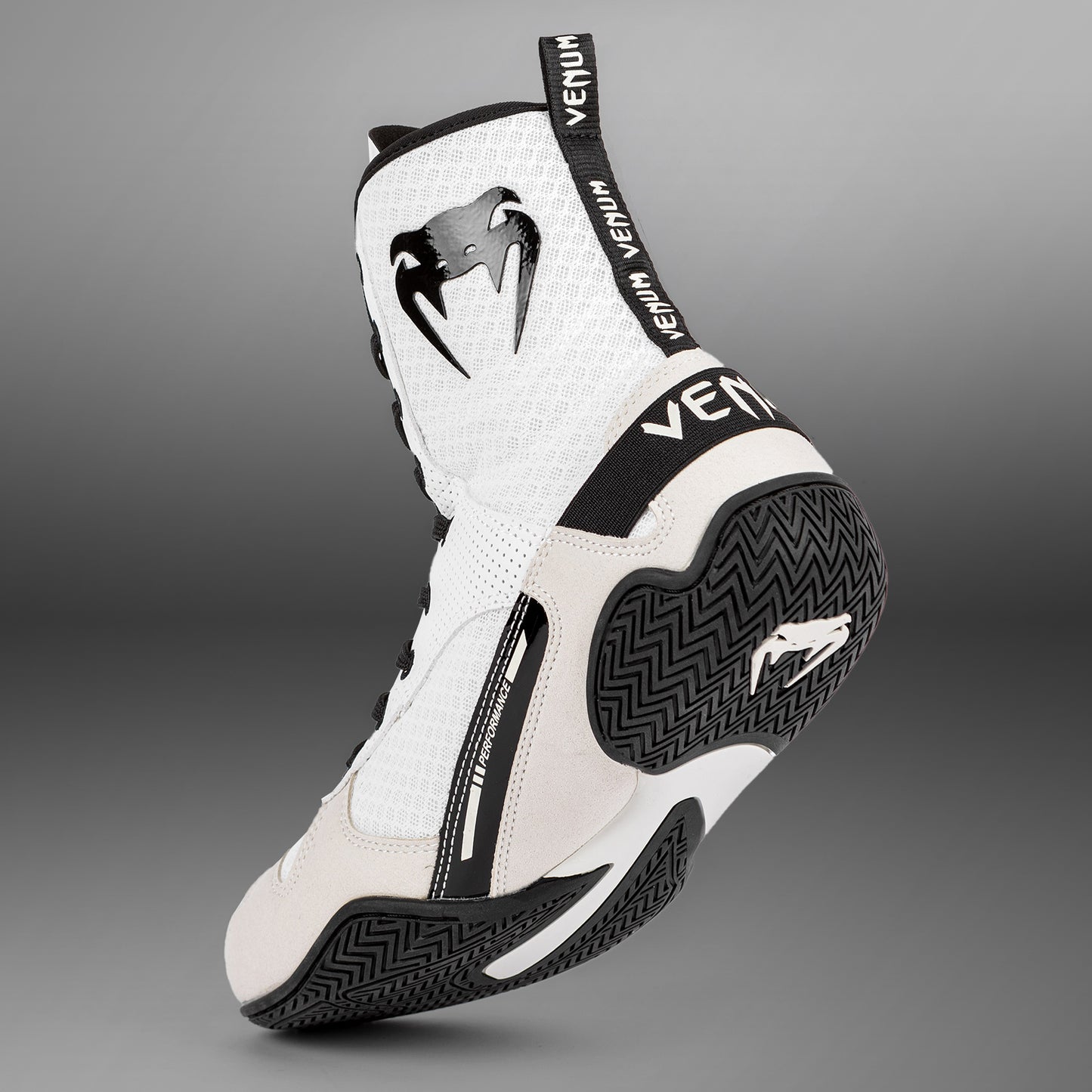 Chaussures De Boxe Venum Elite – Blanc/Noir - product-type_Chaussures de boxe