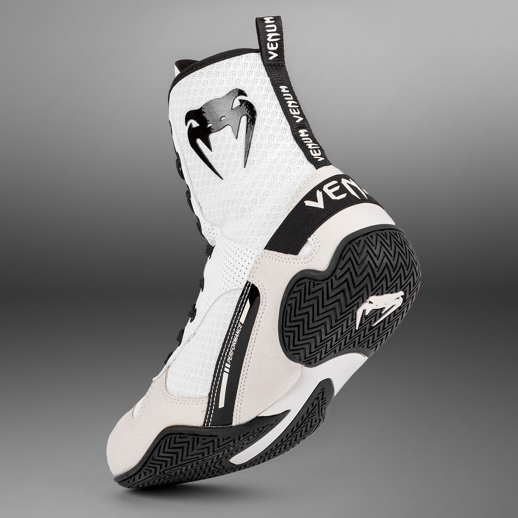 Chaussures De Boxe Venum Elite – Blanc/Noir - product-type_Chaussures de boxe