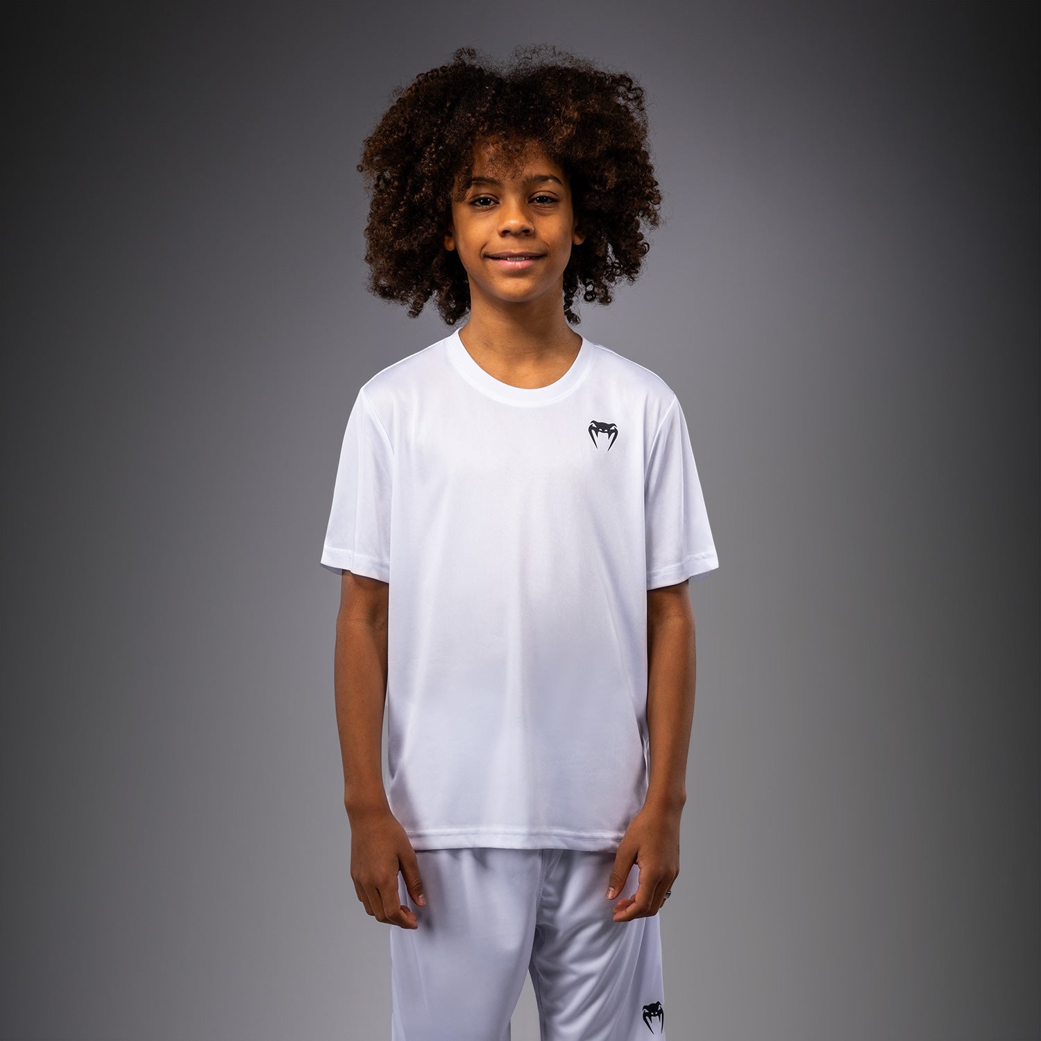 T-shirt à manches Courtes pour Enfant Venum Lineup - Blanc/Noir - product-type_T-Shirts Dry Tech