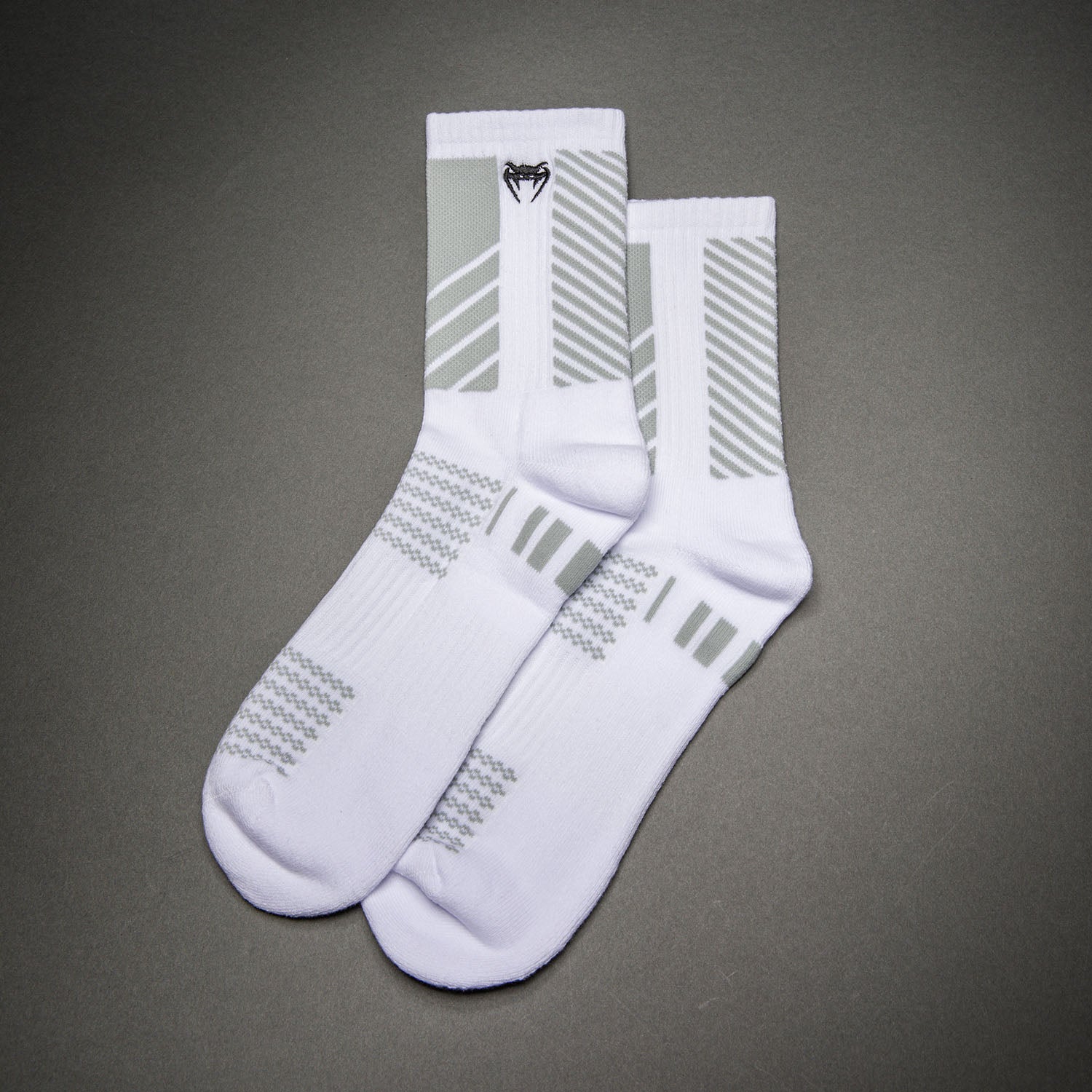Pack de 3 Paires de Chaussettes Mi-longues Venum Vector - Blanc/Gris - product-type_Chaussettes