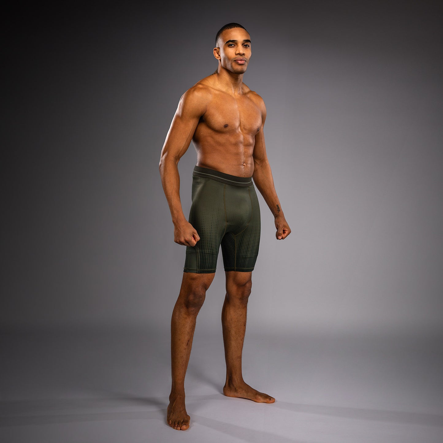 Short de Compression Venum Stealth Vale Tudo – Kaki/Vert Foncé - product-type_Shorts de compression