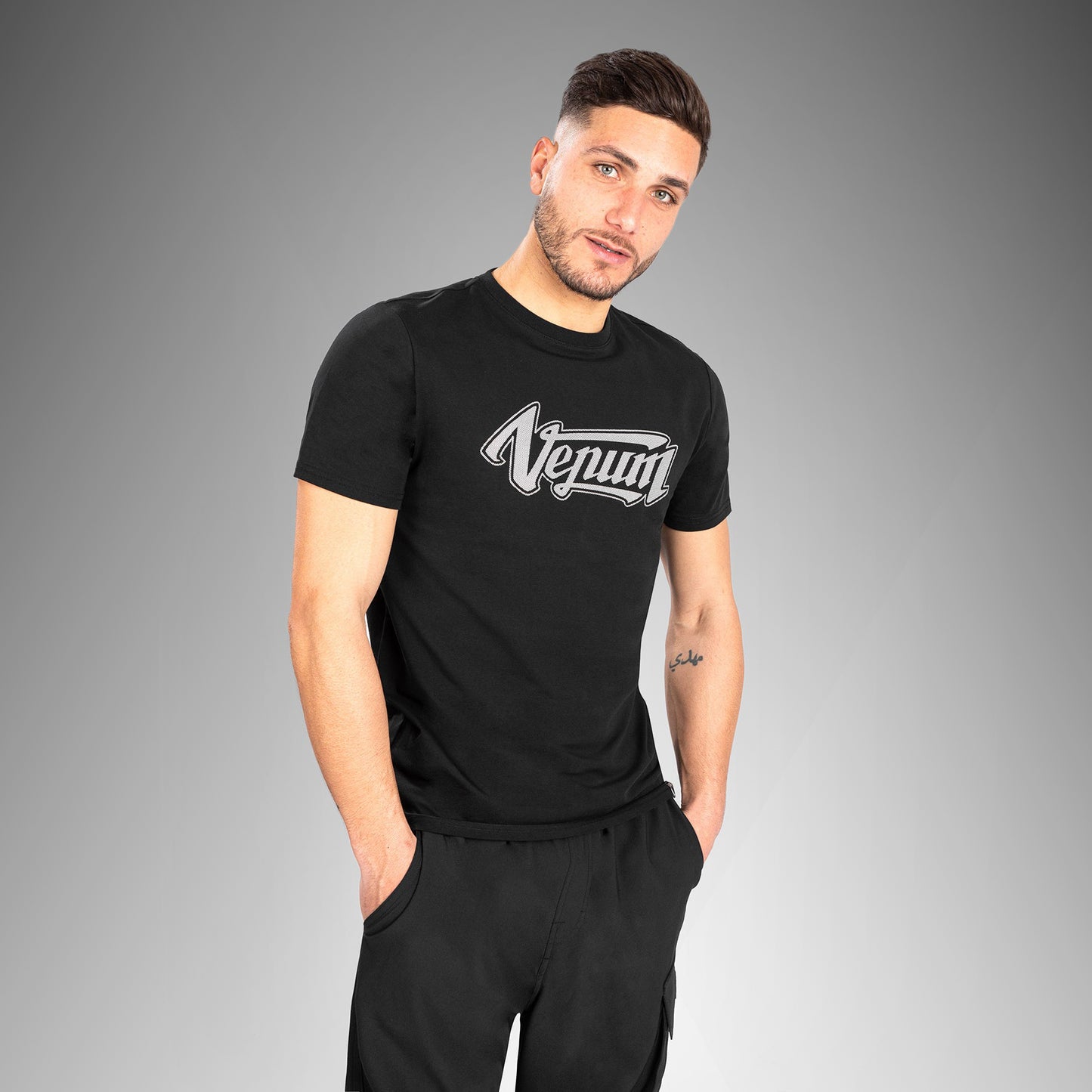 T-shirt Venum Absolute 2.0 - Coupe ajustée - Noir/Argent - product-type_T-Shirts