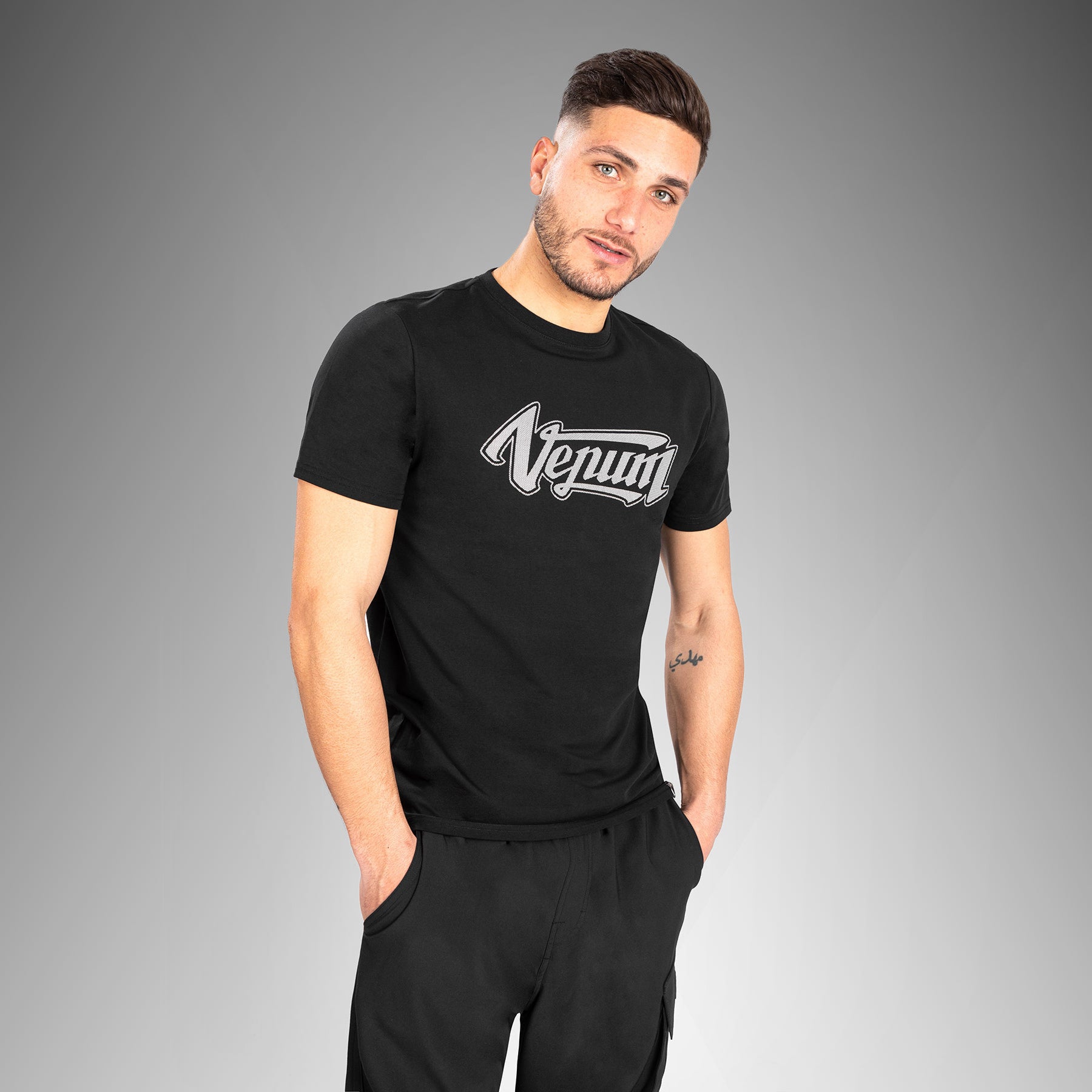 T-shirt Venum Absolute 2.0 - Coupe ajustée - Noir/Argent - product-type_T-Shirts
