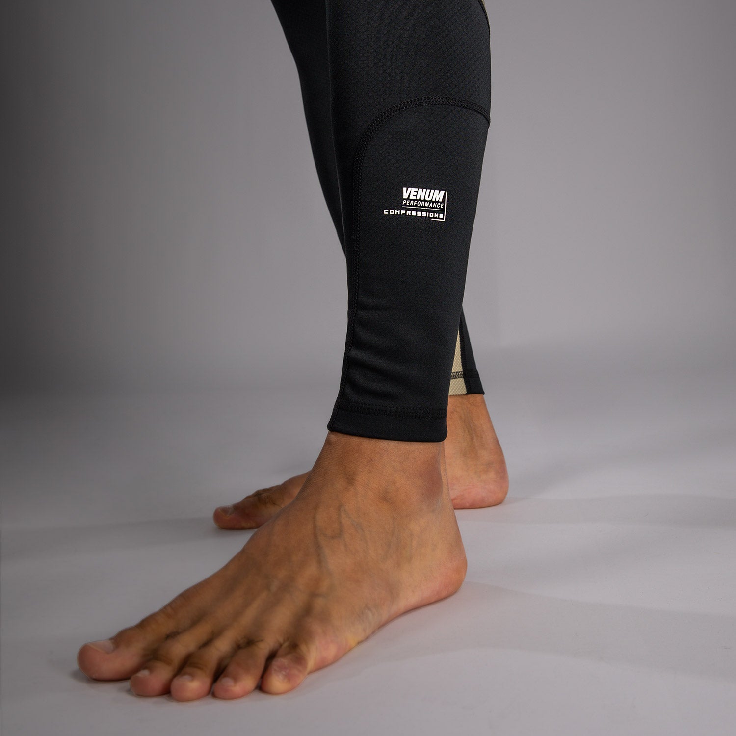 Pantalon de Compression Venum Adrenaline – Noir/Sable - product-type_Pantalons de Compression