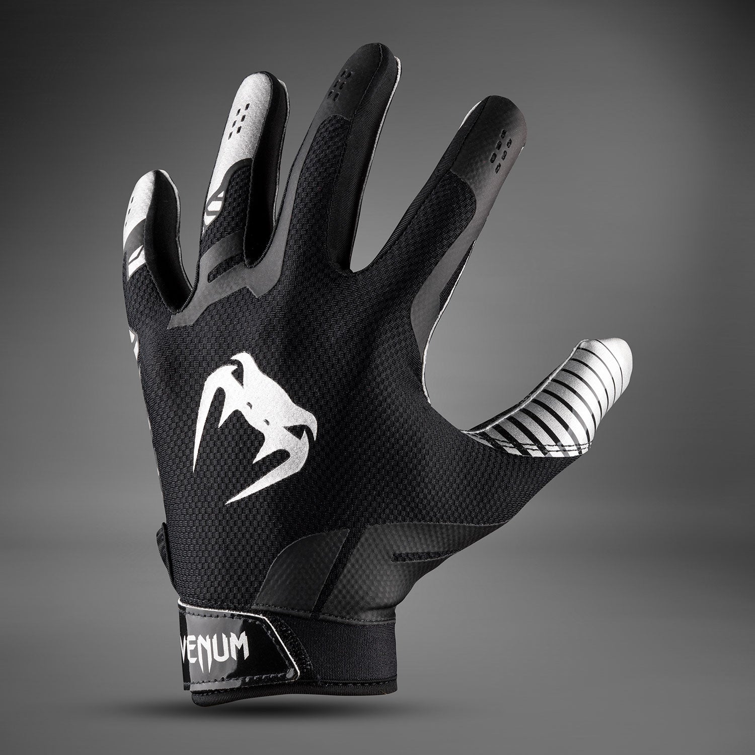 Gants de Football Venum Elite - Noir/Argent - product-type_Football Gloves