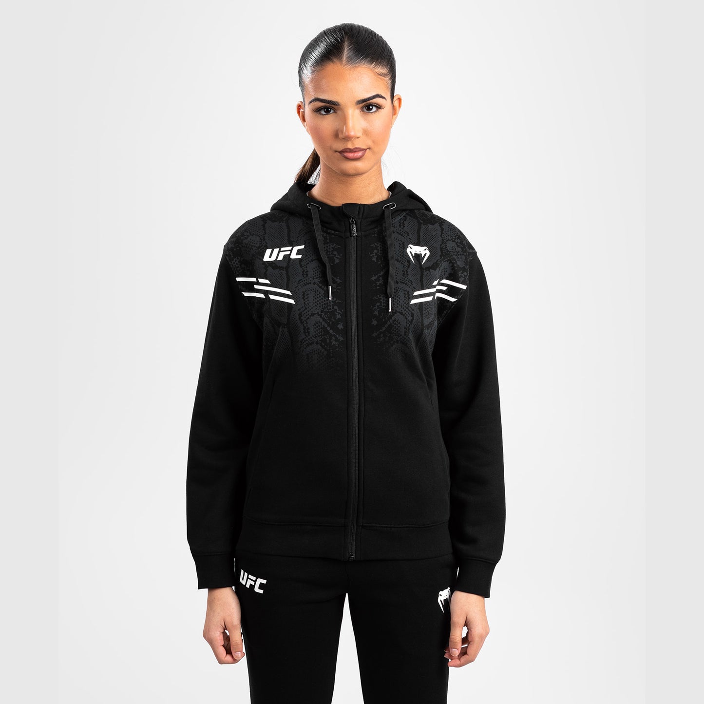 Sweatshirt zippé à capuche pour Femmes UFC Adrenaline by Venum Replica - Noir - product-type_Vestes