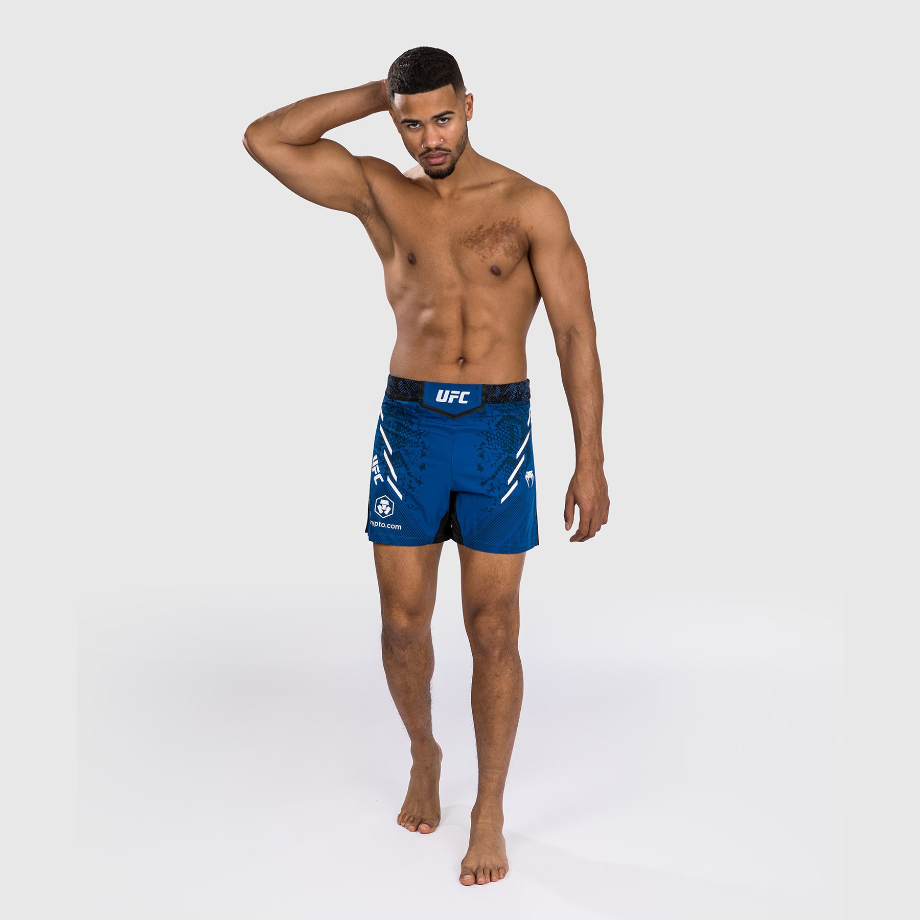 Short de combat personnalisé Coupe courte pour Hommes UFC Adrenaline by Venum Authentic Fight Night – Bleu - product-type_Shorts de MMA