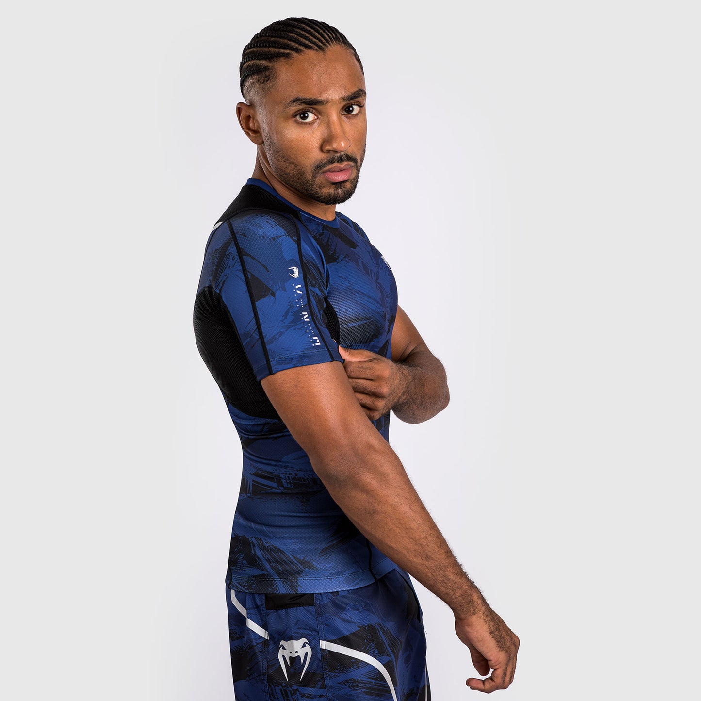 Rashguard à manches courtes Venum Electron 3.0 - Bleu marine - product-type_T-Shirts de Compression