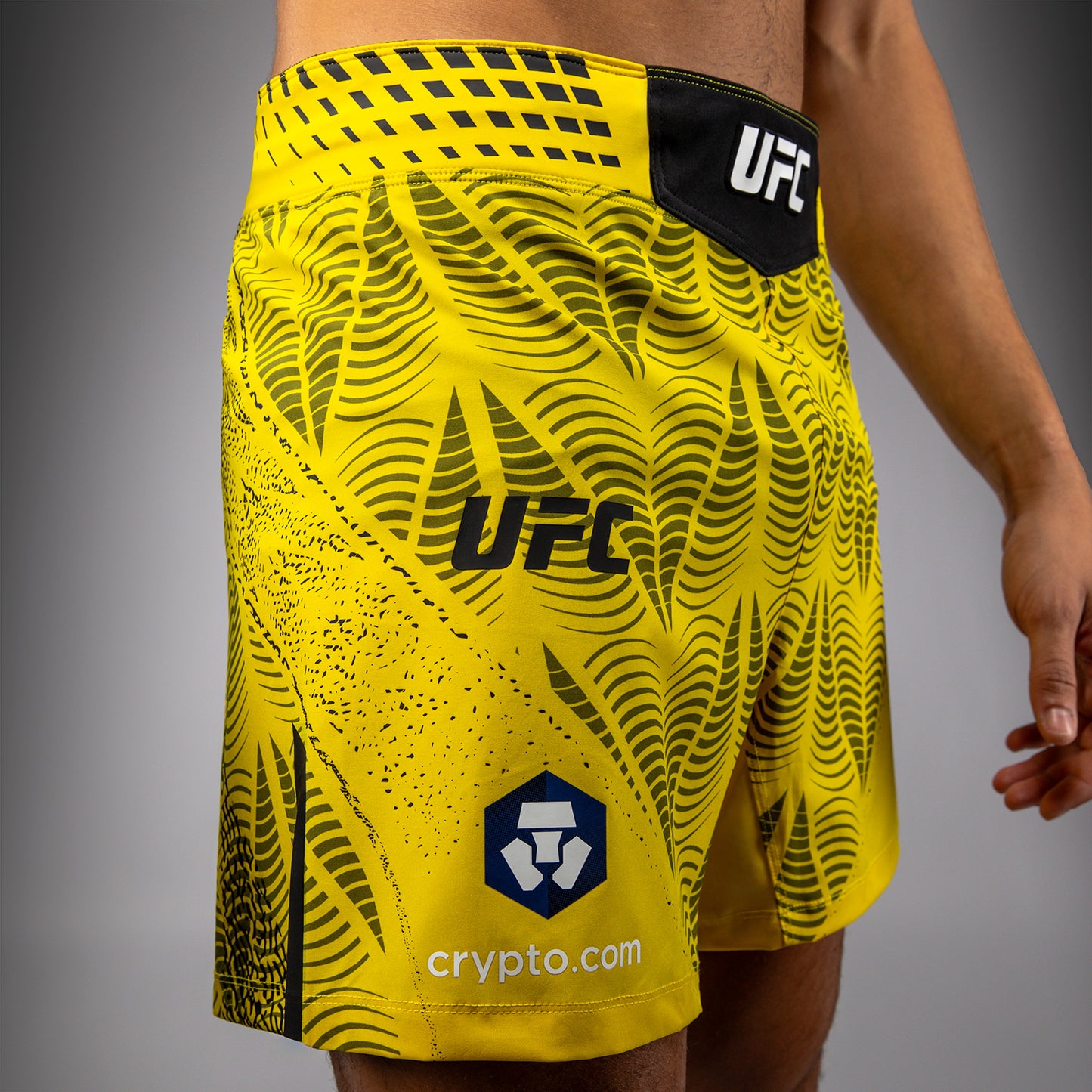 Short de combat coupe courte Homme UFC Zenith by Venum Authentic Fight Night - Jaune