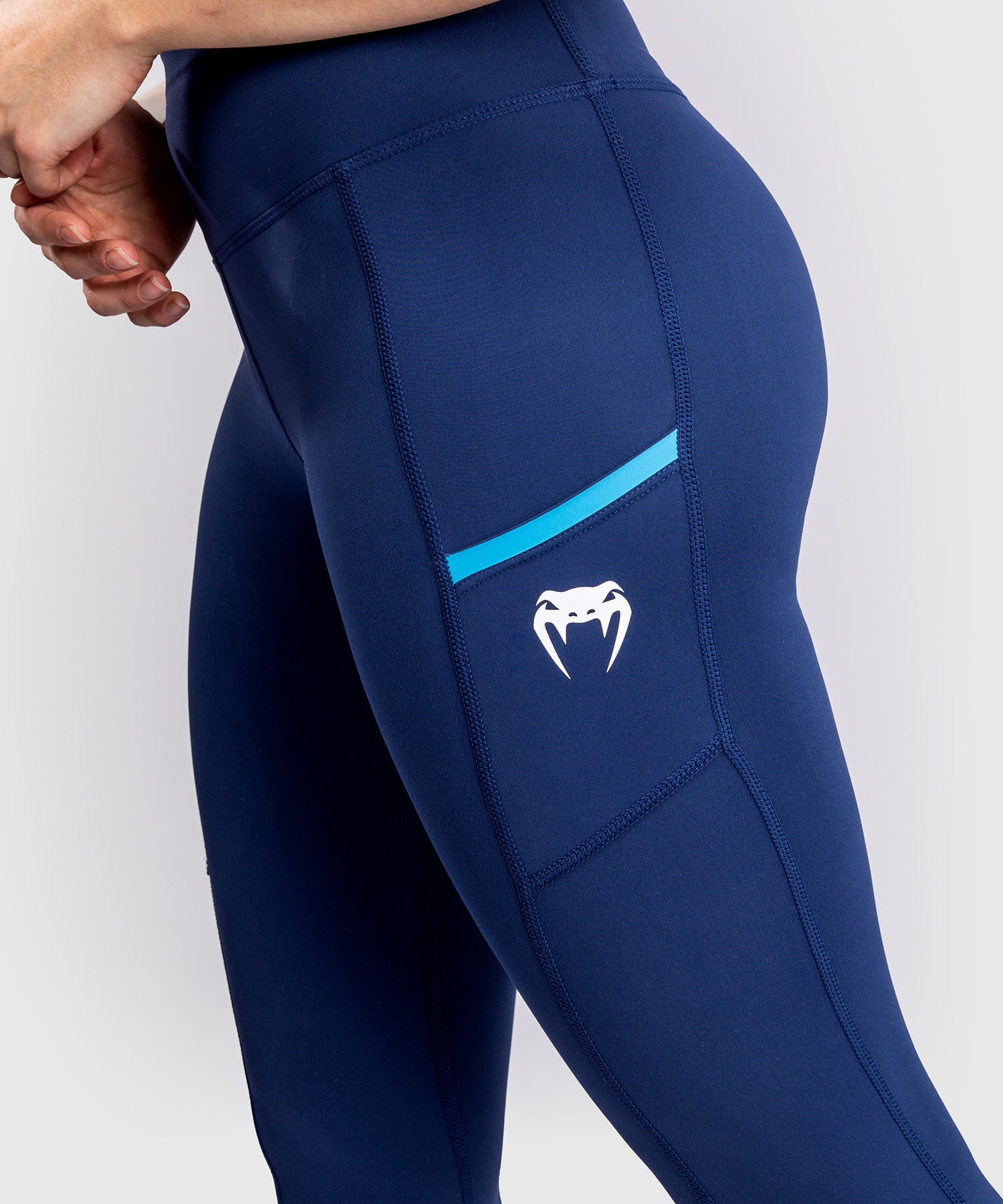 Legging 7/8 Venum x Top Rank Original pour Femmes - Bleu Marine - product-type_Leggings