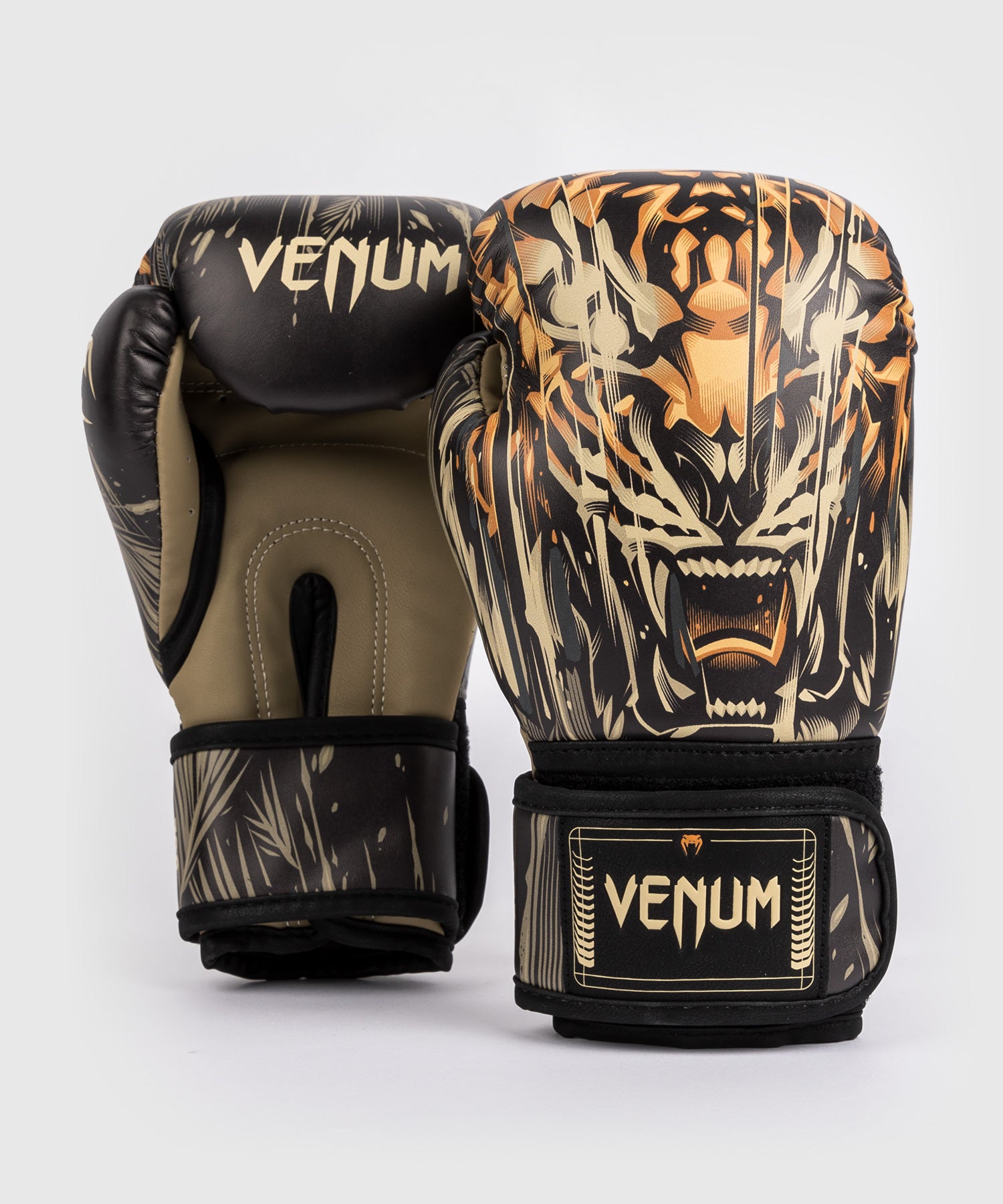 Gants de Boxe Venum Tiger pour Enfants - Noir/Orange Néon - product-type_Gants de boxe