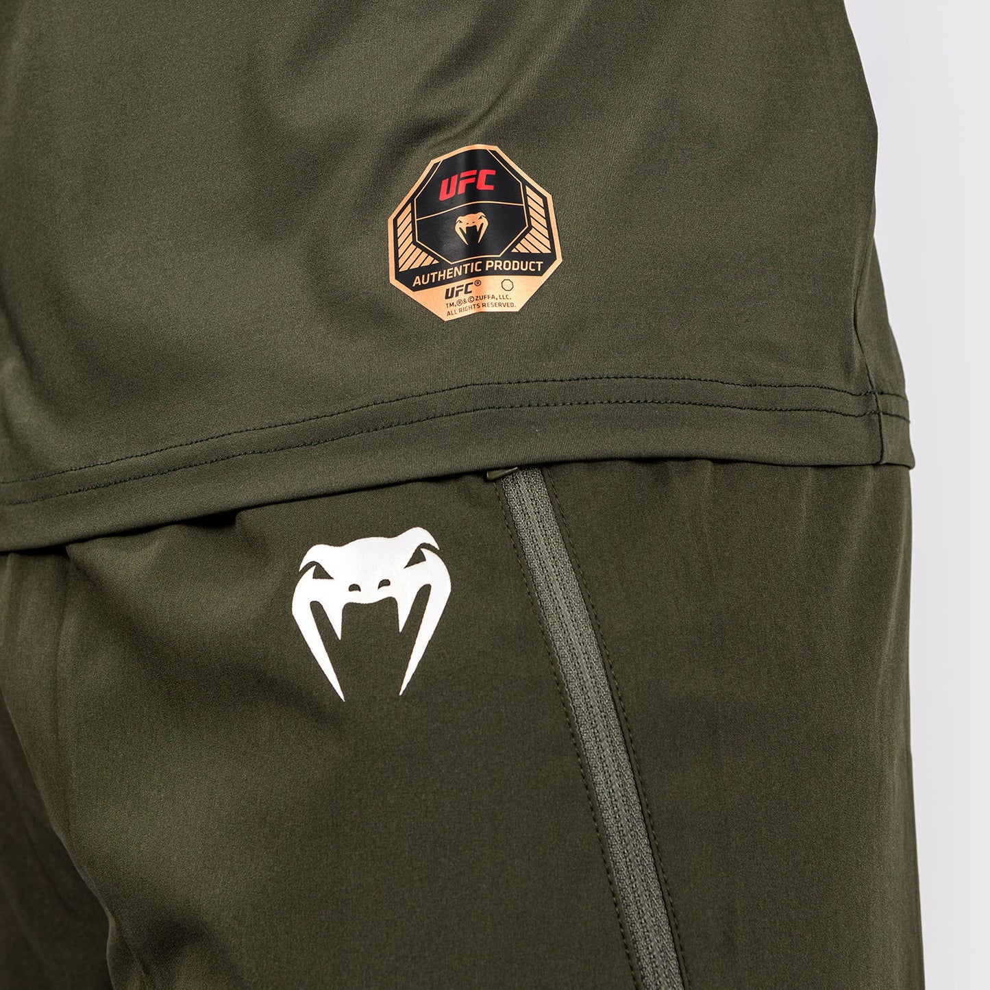 T-shirt Dry-tech pour Hommes UFC Adrenaline by Venum Fight Week - Kaki/Bronze - product-type_T-Shirts Dry Tech