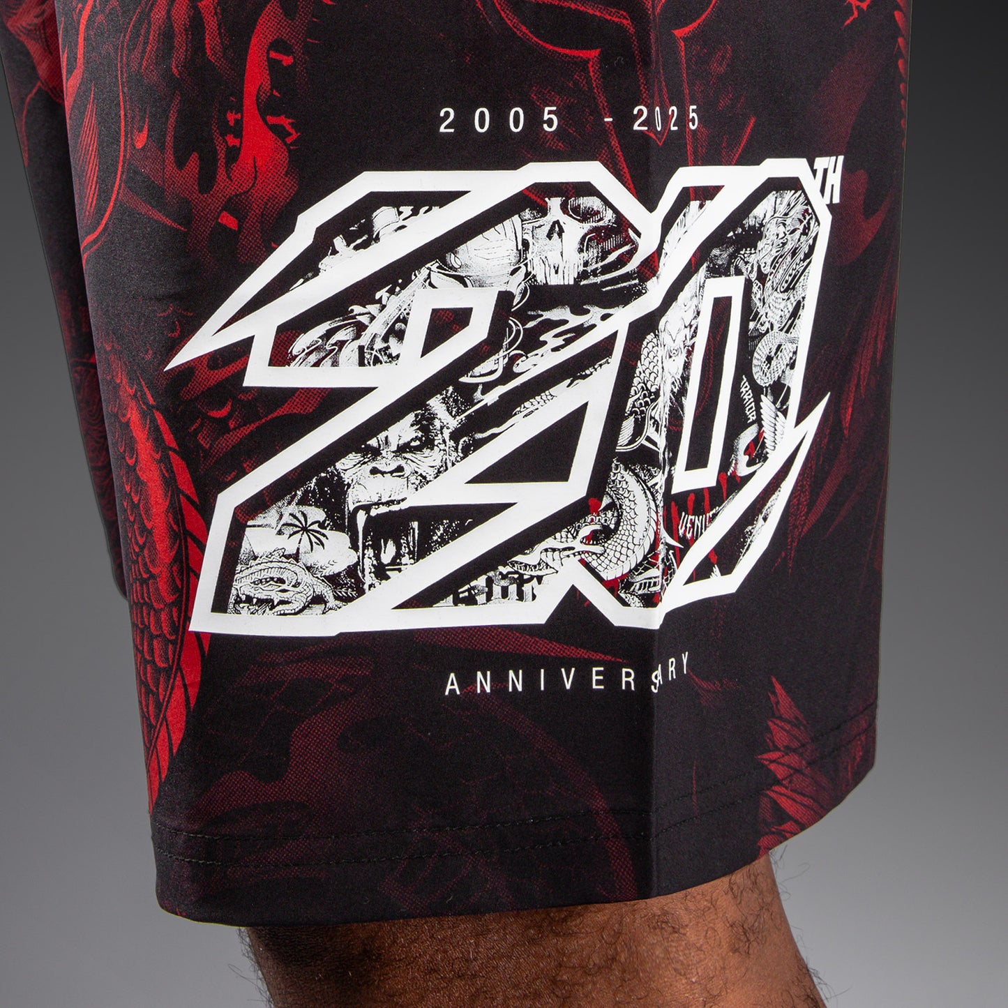 Short d’entraînement Venum 20th Anniversary - Noir/Rouge - product-type_Shorts de training