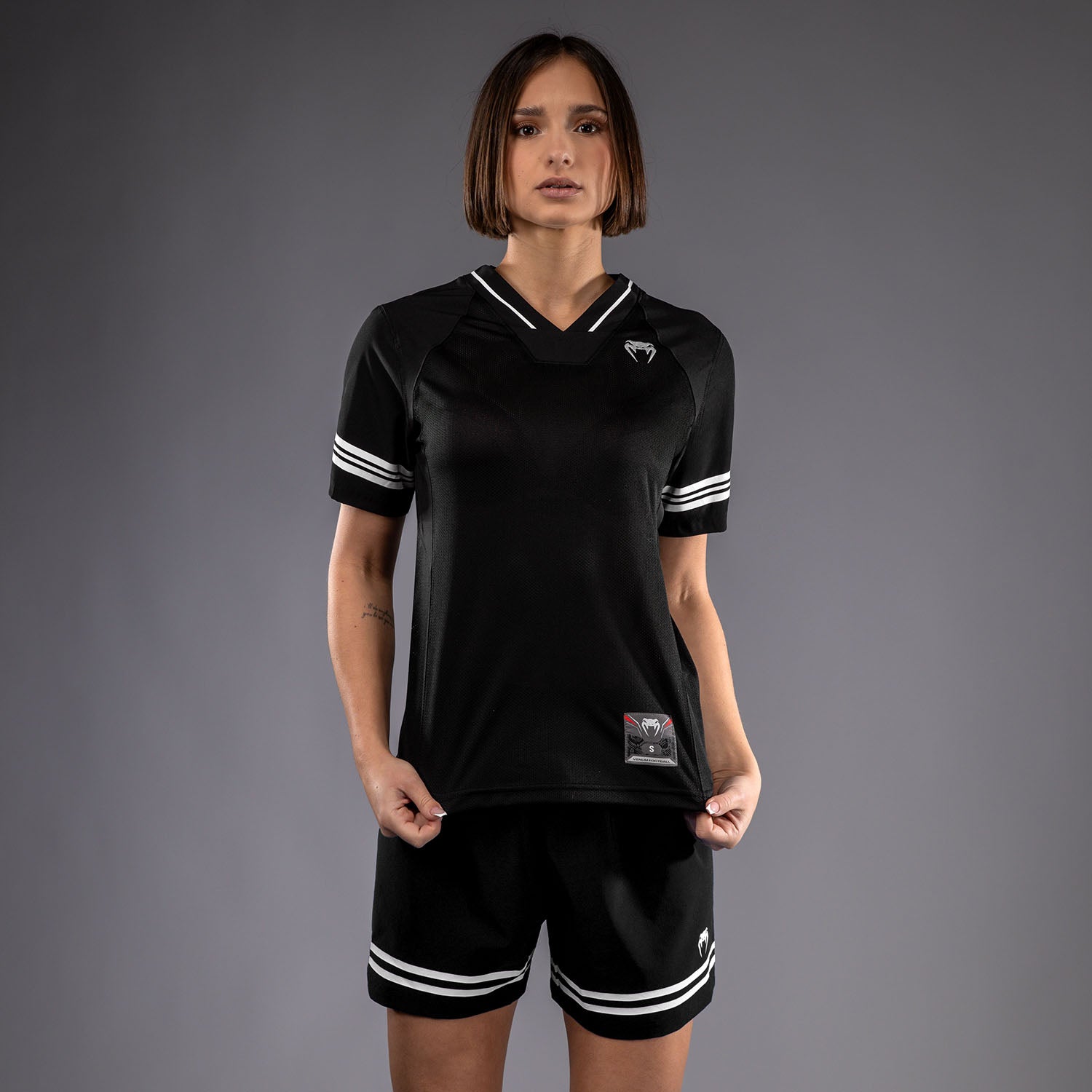 T-shirt pour Femme Venum Flag Football - Noir - product-type_T-Shirts Dry Tech