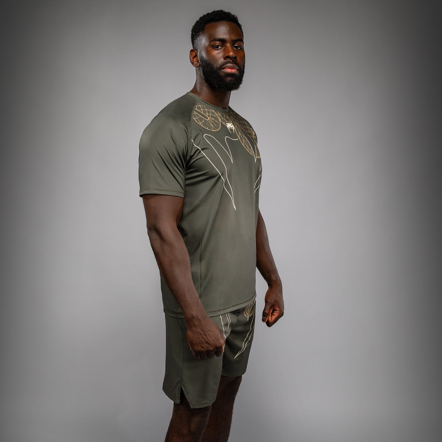 T-Shirt Venum Serpenti Dry-Tech – Kaki/Bronze/Ivoire - product-type_T-Shirts Dry Tech