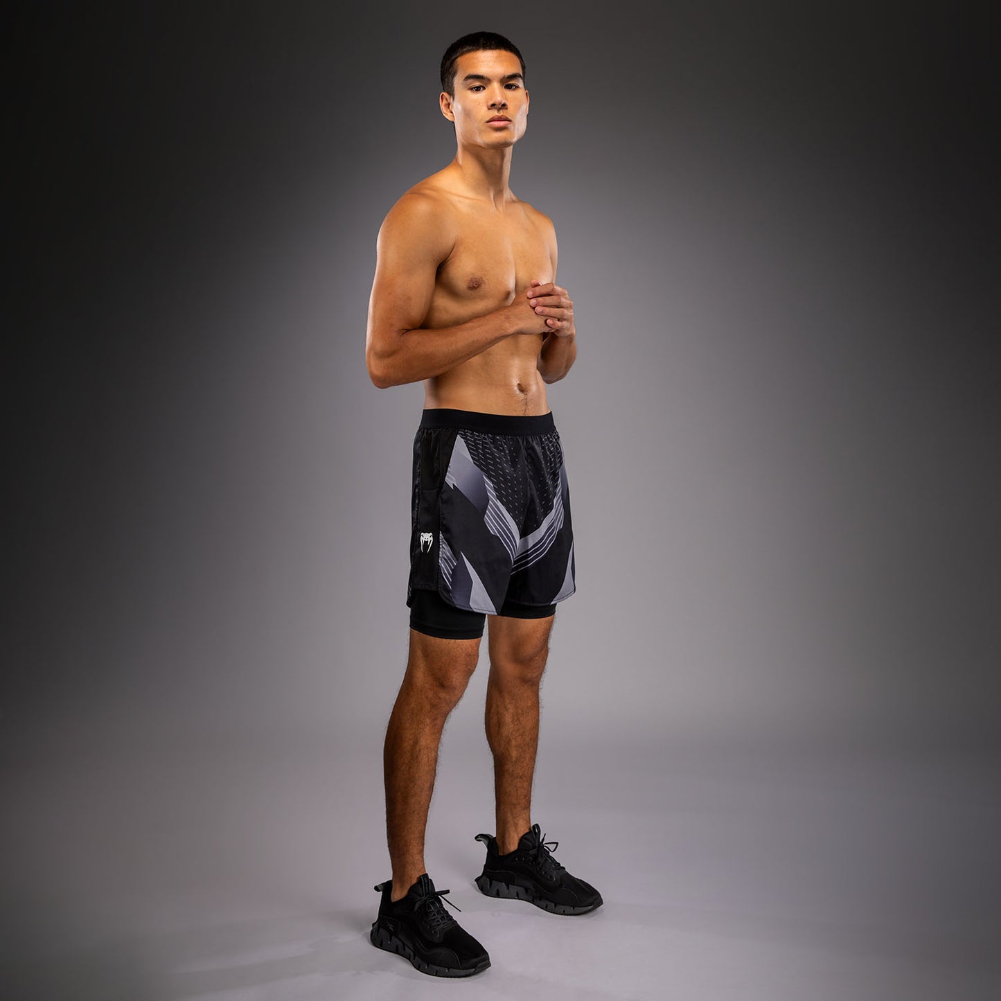 Short d’Entraînement Venum No-Gi 6.0 - Noir/Blanc