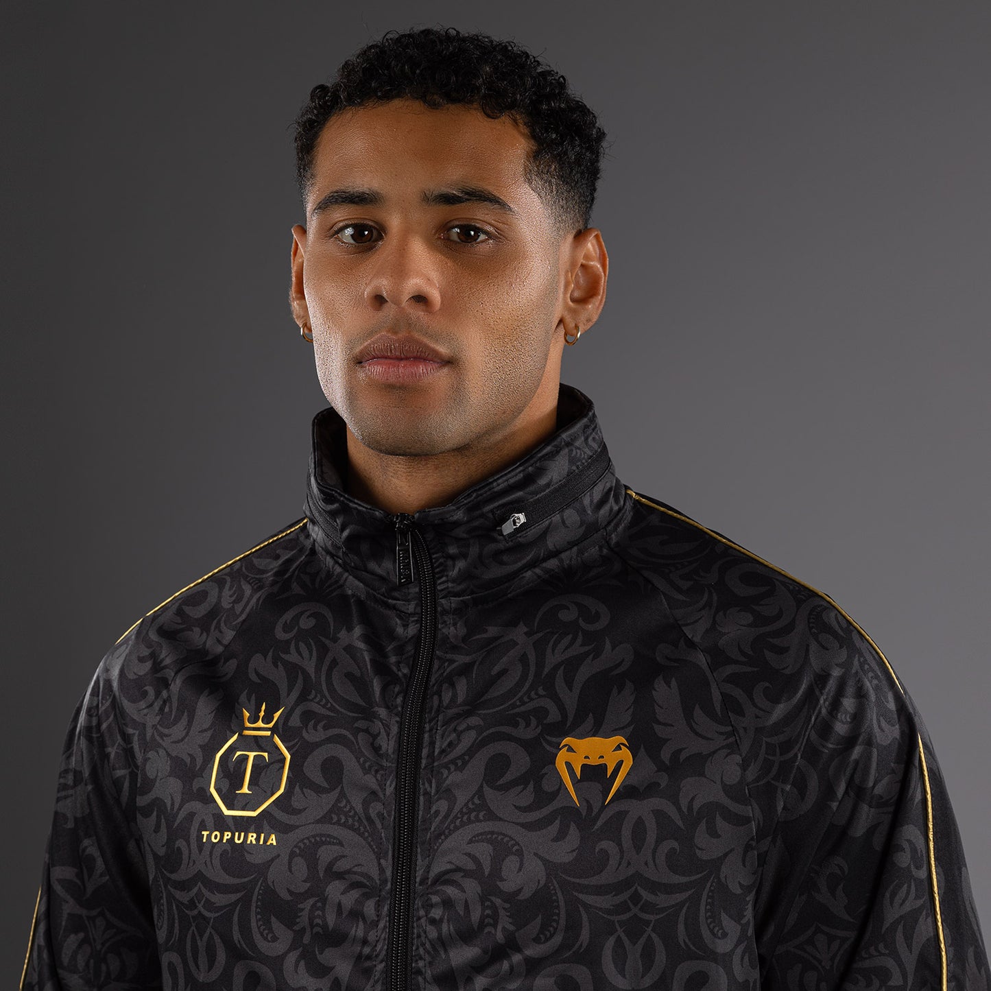 Veste de Survêtement Unmatched Edition Venum x Topuria - Noir/Doré - product-type_Vestes