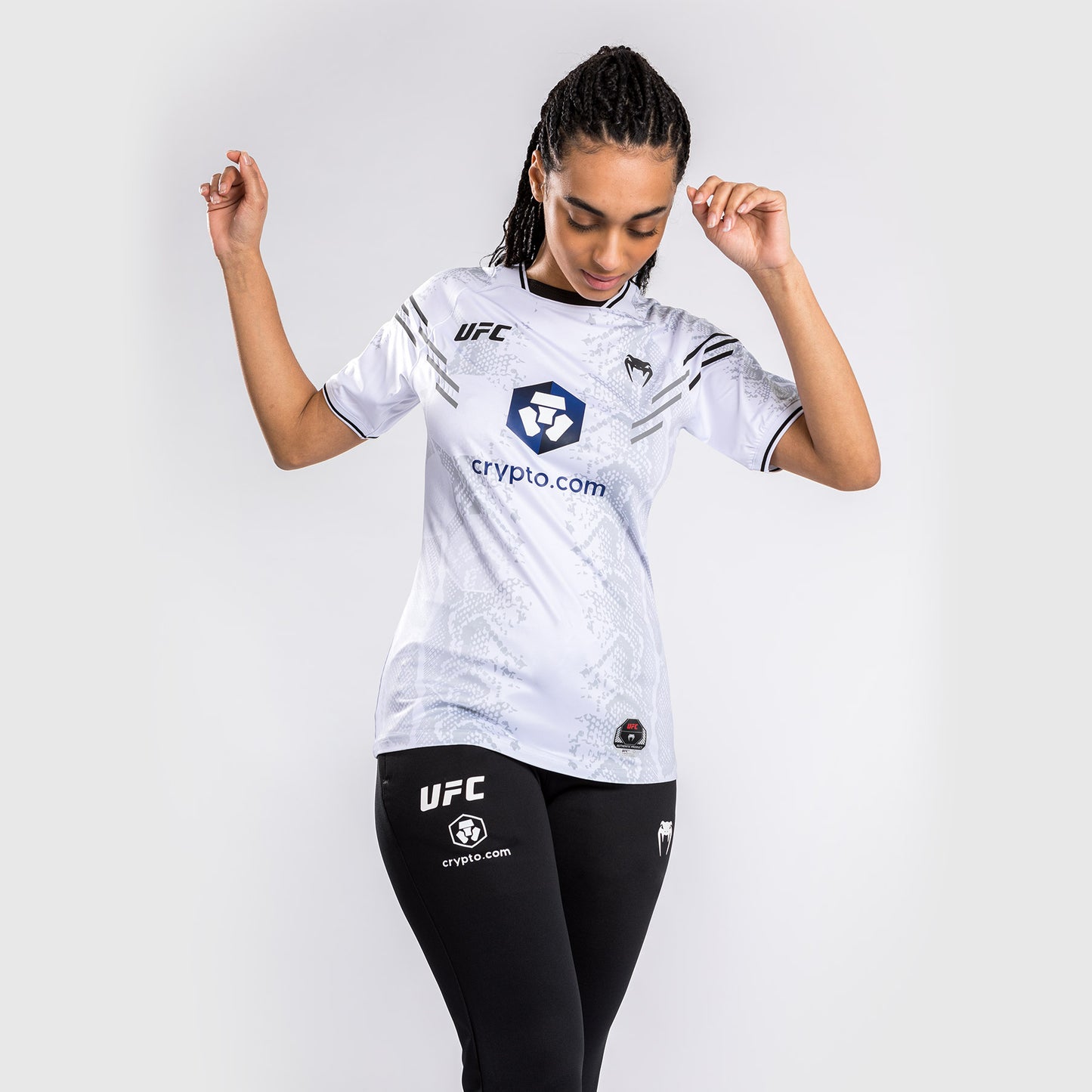 T-shirt Technique pour Femmes UFC Adrenaline by Venum Authentic Fight Night - Blanc - product-type_T-Shirts Dry Tech