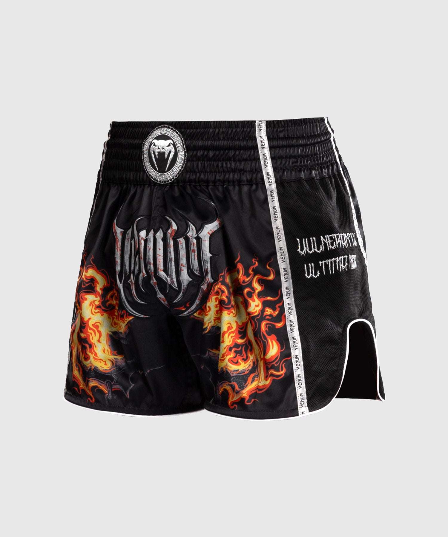 Shorts de Muay Thai Venum Gladiator 5.0 - Noir/Orange Néon - product-type_Shorts de Muay Thai