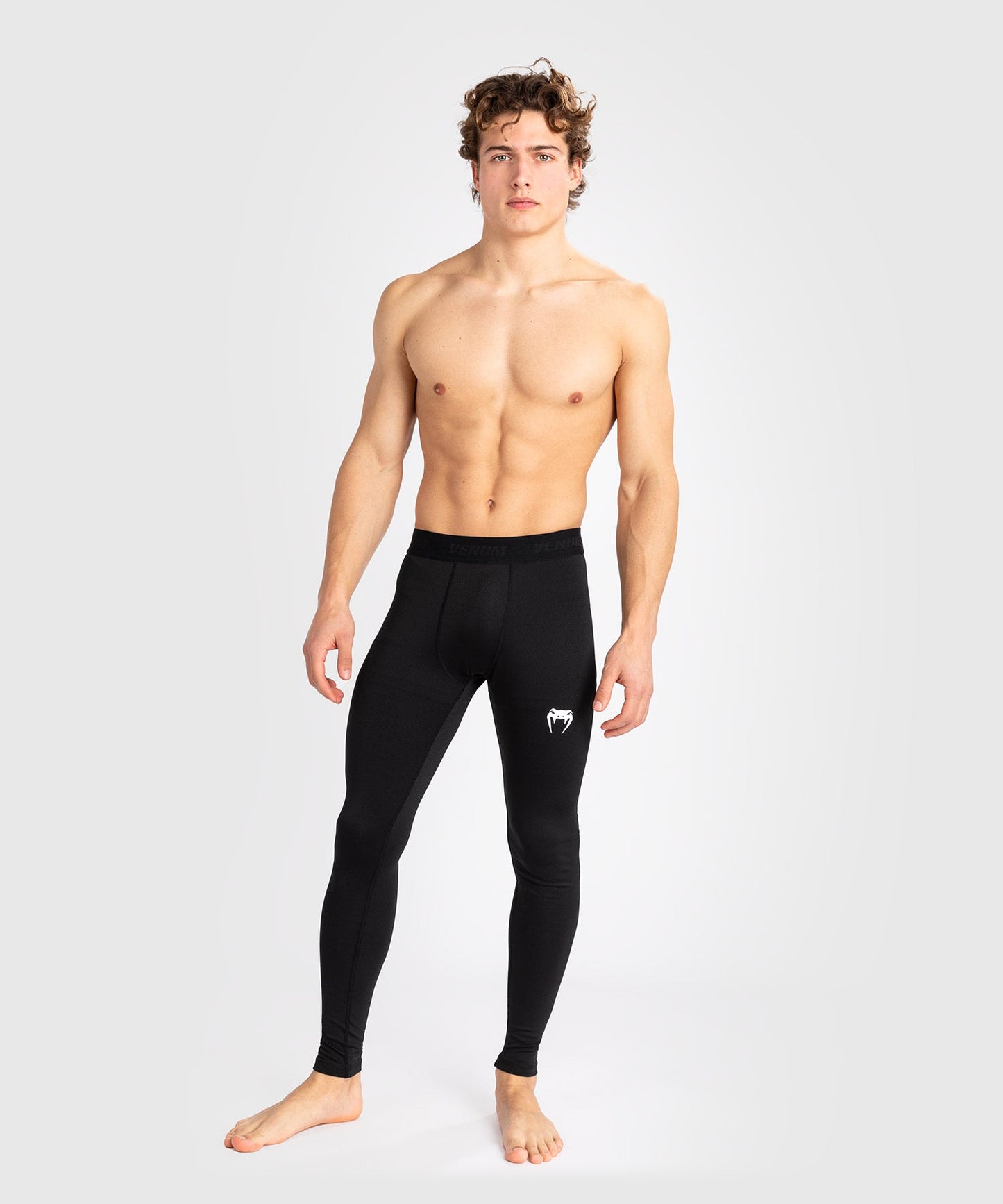 Pantalon de compression pour hommes Venum Contender - Noir/Blanc - Pantalons