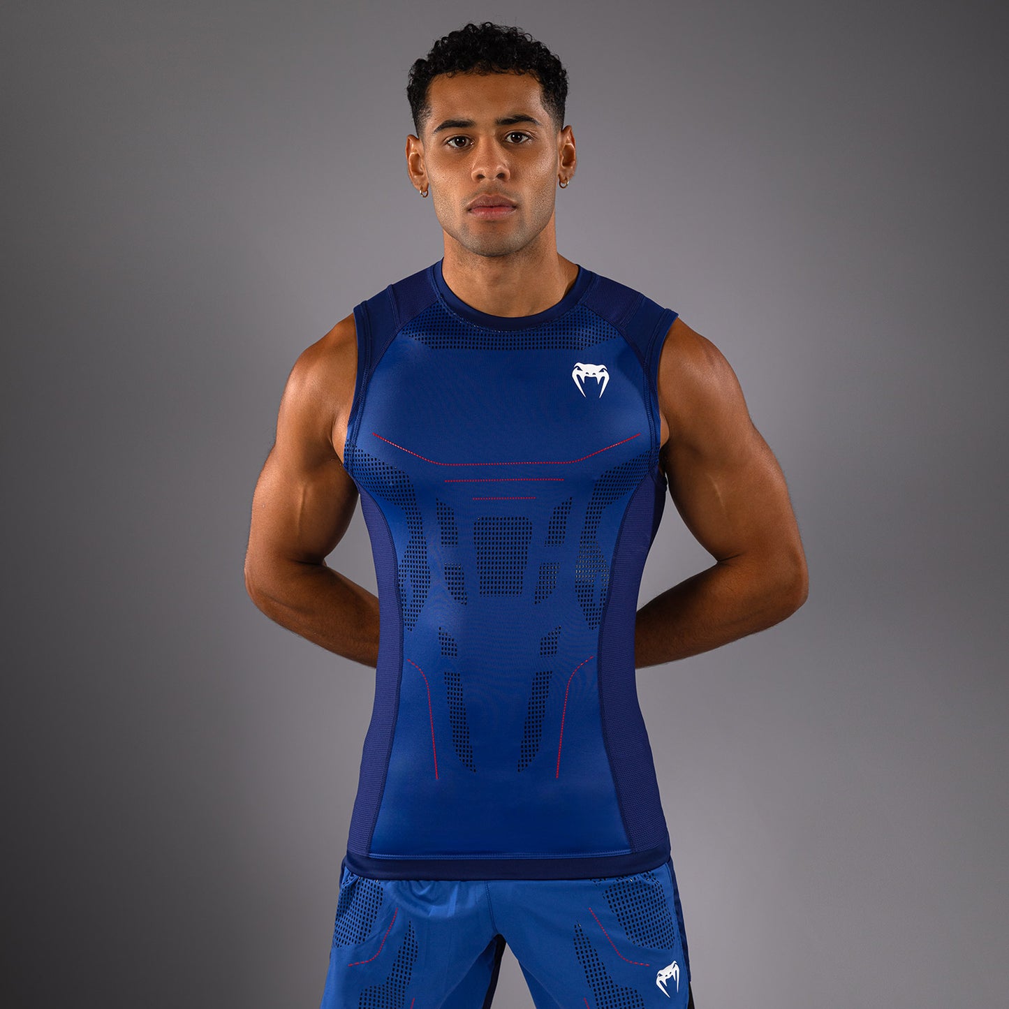 Rashguard Sans Manches Venum Technical 3.0 - Bleu Nuit - product-type_T-Shirts de Compression