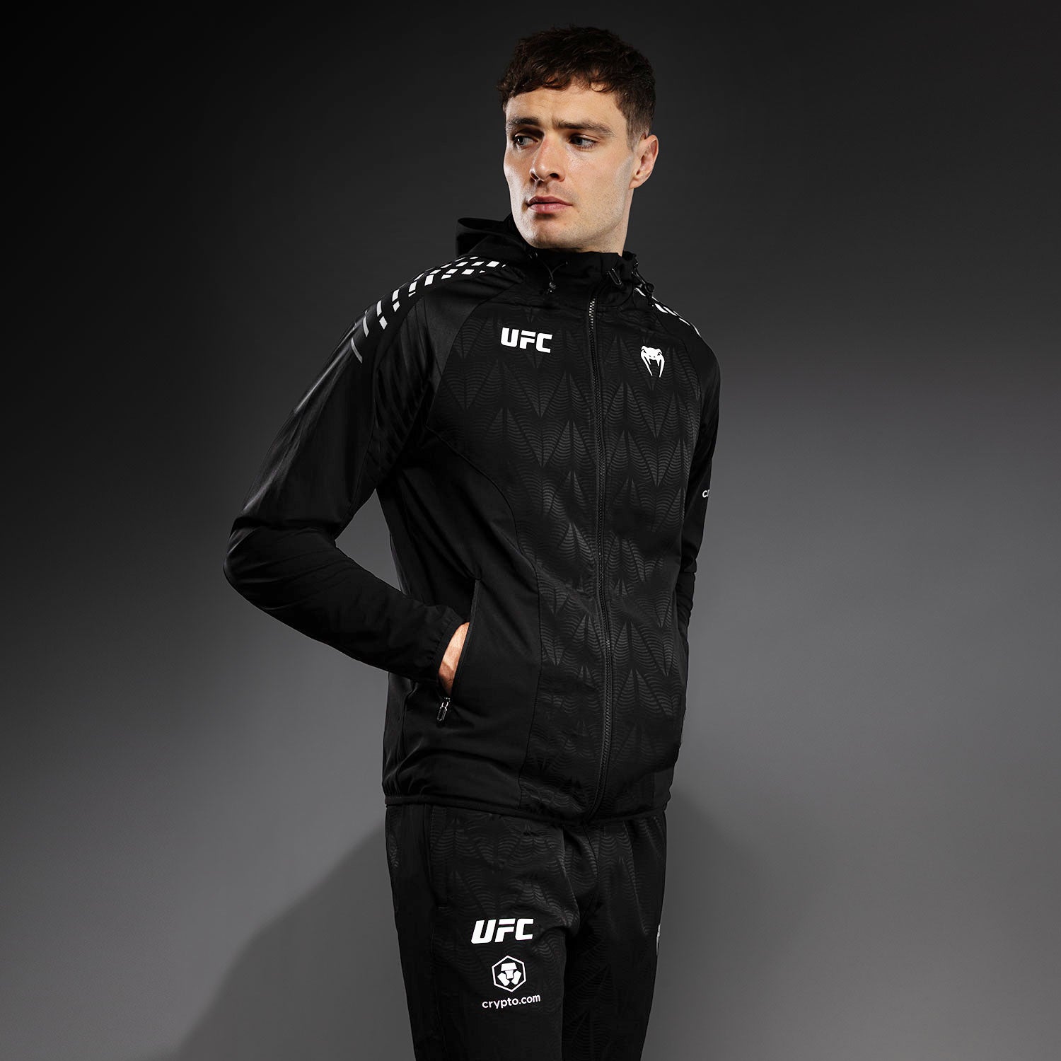 Sweat à capuche Walkout Homme UFC Zenith by Venum Authentic Fight Night - Noir - product-type_Sweatshirts