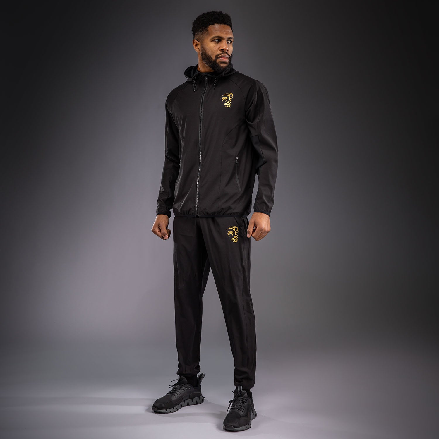 Veste de Survêtement Venum x Mike Tyson Tiger - Noir/Or - product-type_Vestes
