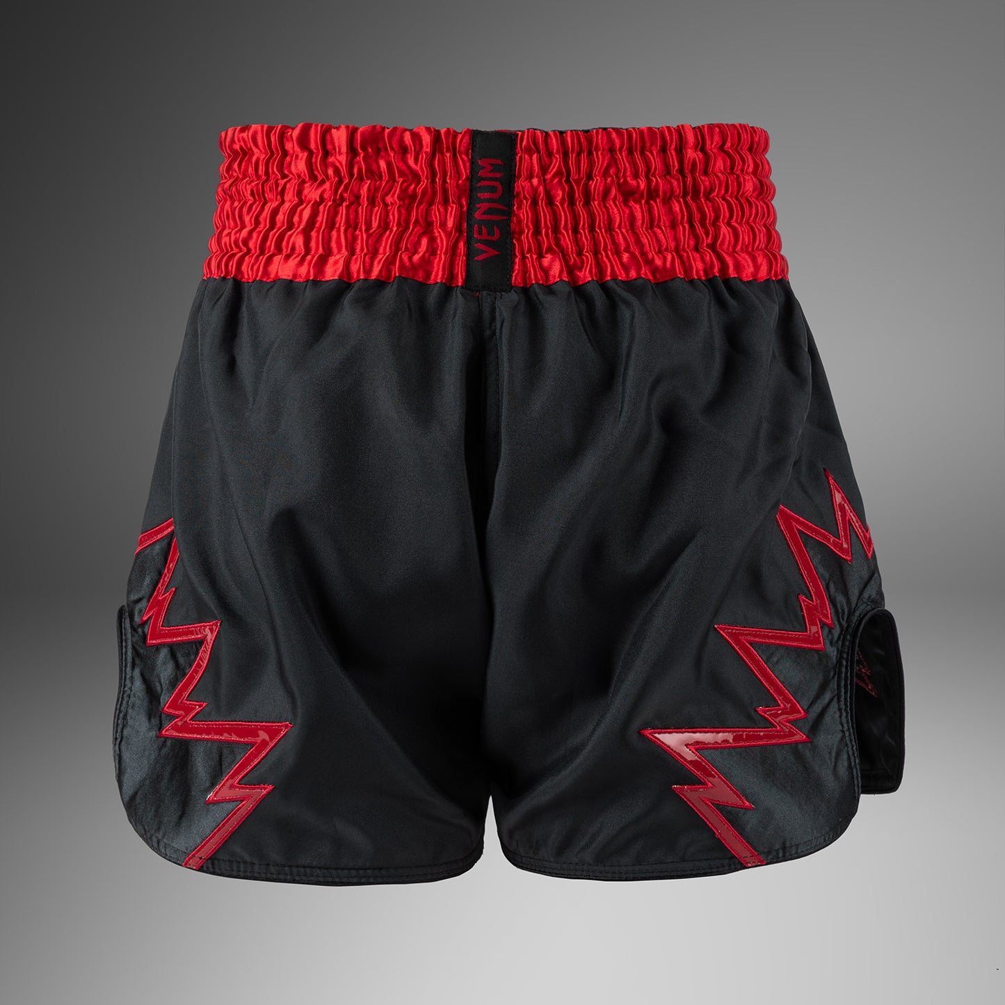 Short de Muay Thai Venum Inferno - Gris Charbon/Rouge - product-type_Shorts de Muay Thai