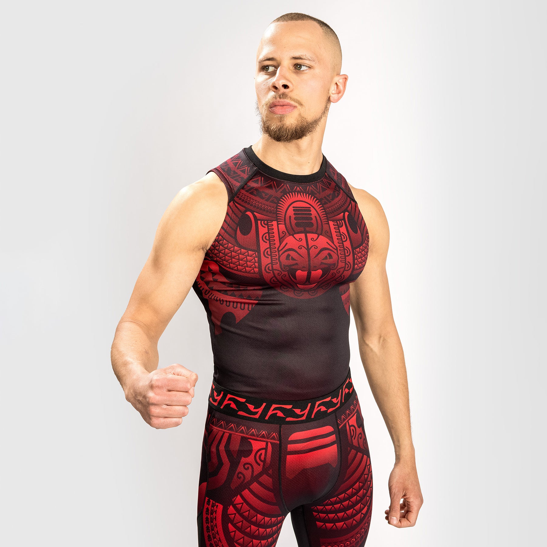 Rashguard Sans Manches Venum Nakahi - Noir/Rouge - product-type_T-Shirts de Compression