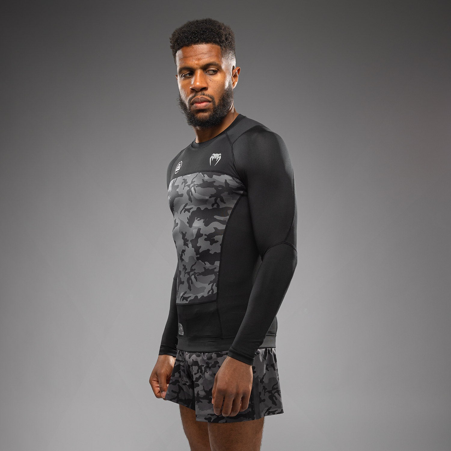 Rashguard manches longues Venum x Polaris - Noir/Gris - product-type_T-Shirts de Compression