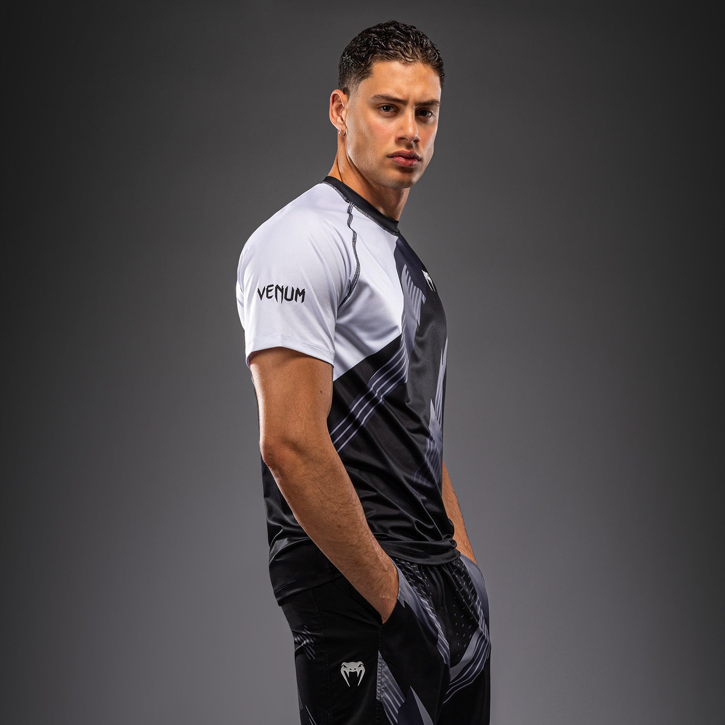 T-shirt Dry Tech Venum No-Gi 6.0 - Noir/Blanc