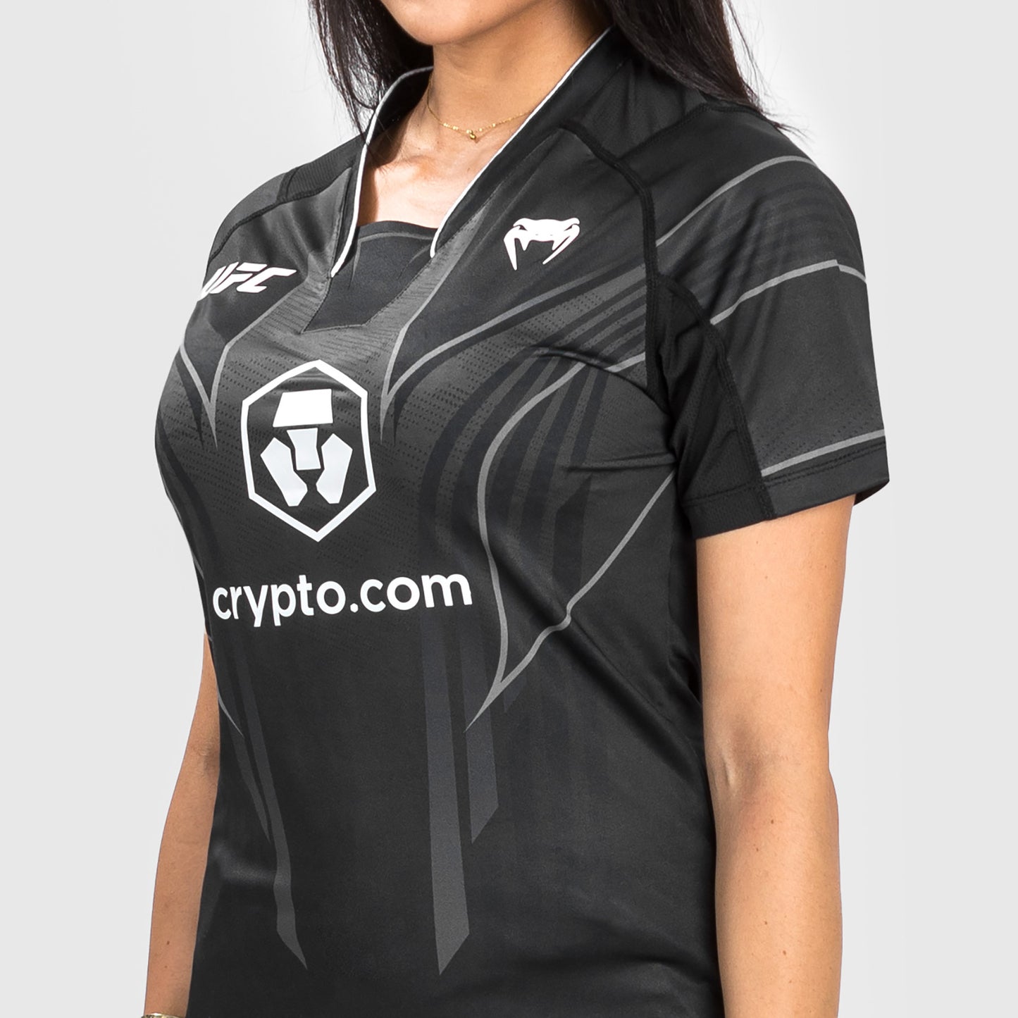 T-shirt Technique Femme UFC Venum Authentic Fight Night 2.0 - Noir