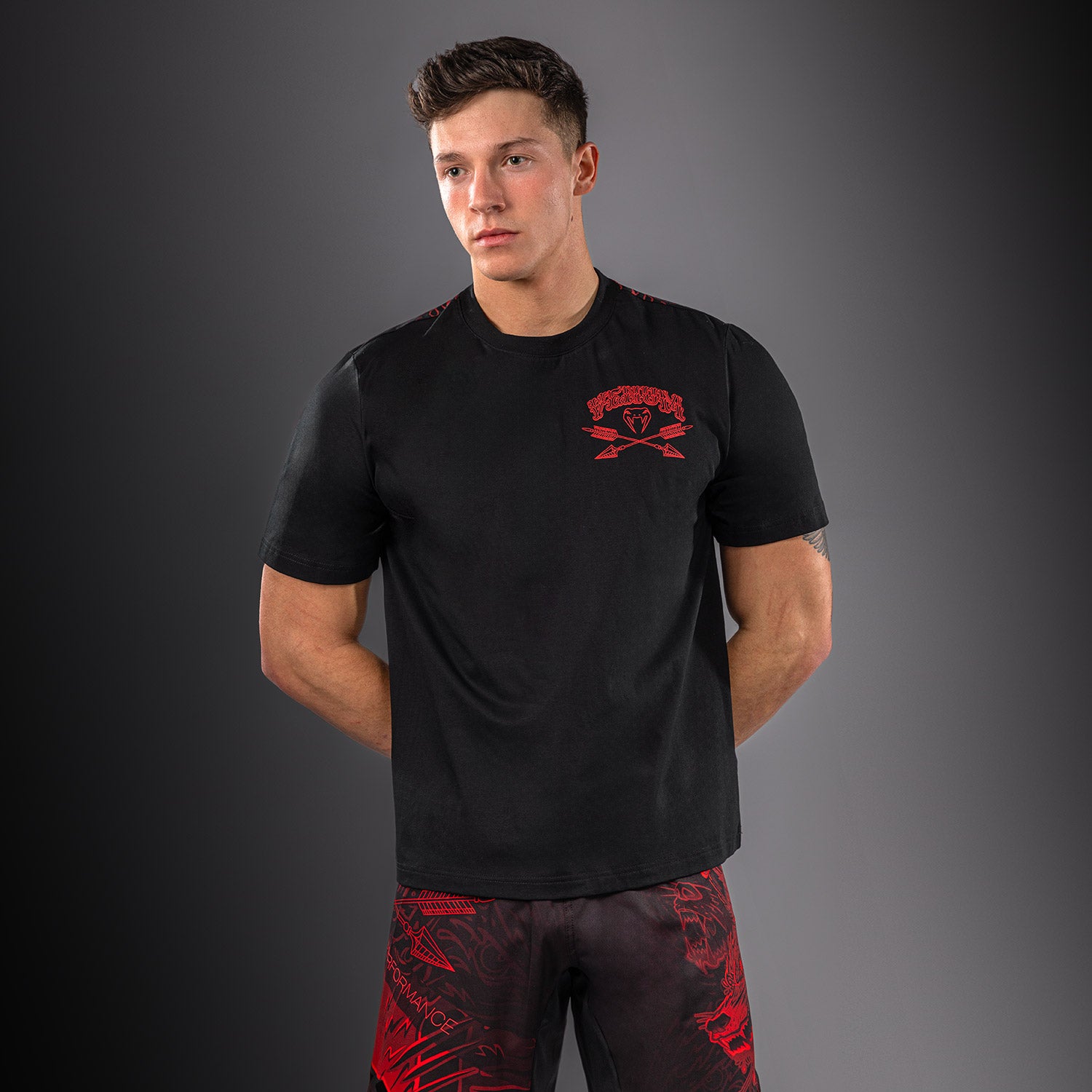 T-shirt Venum Wolf Atak – Noir/Rouge - product-type_T-Shirts