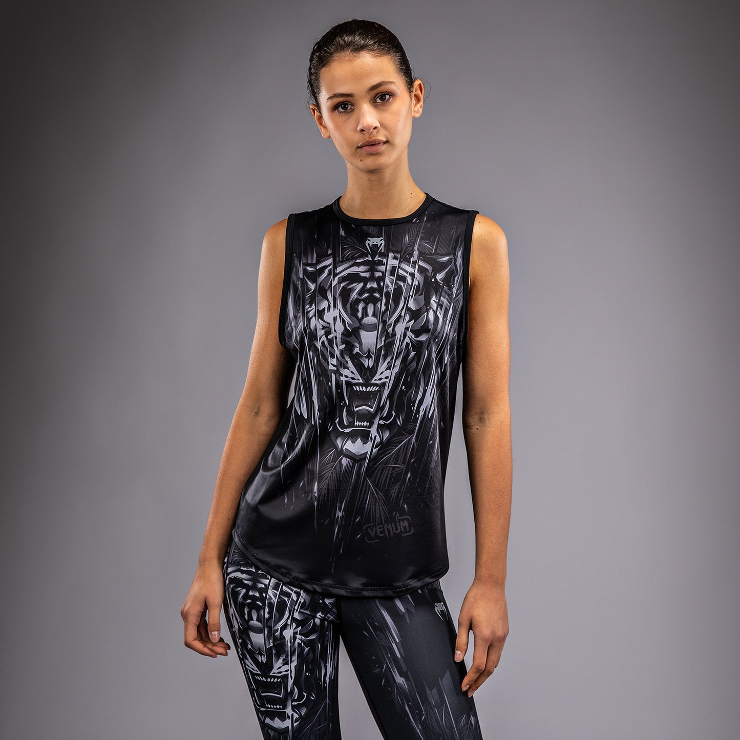 Débardeur Venum Tiger pour Femmes - Noir/Argent - product-type_Débardeurs