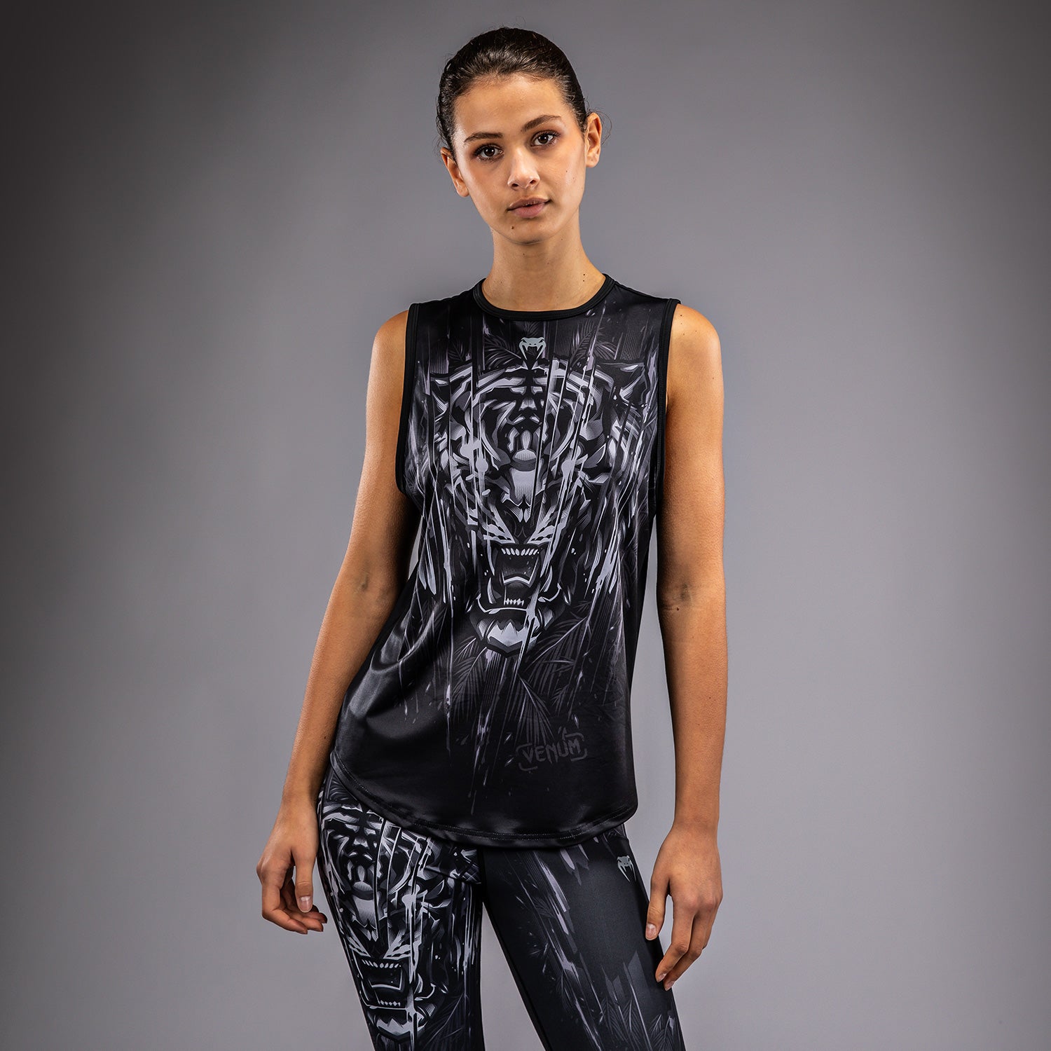 Débardeur Venum Tiger pour Femmes - Noir/Argent - product-type_Débardeurs