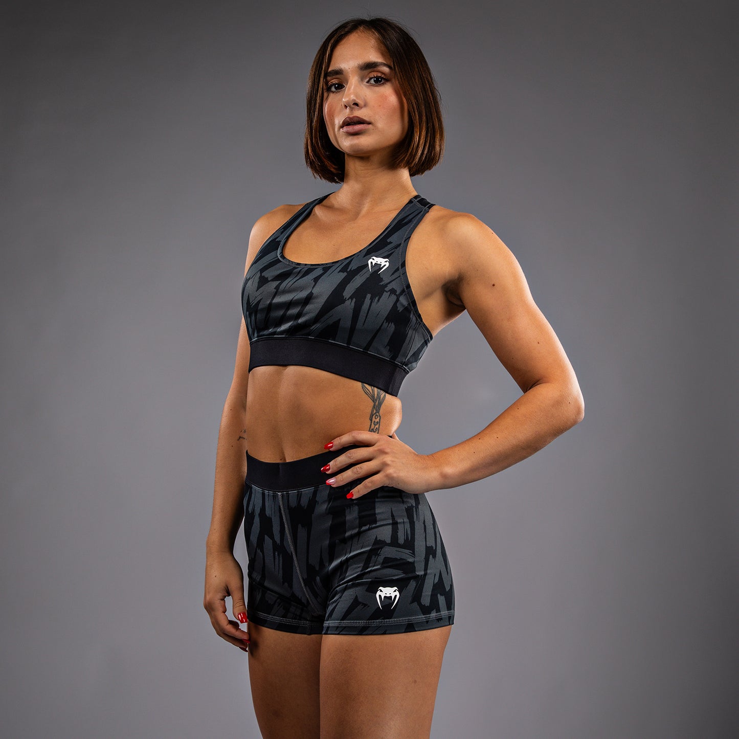 Brassière de Sport pour Femmes Venum Graffiti - Urban Charcoal - product-type_Brassières de sport