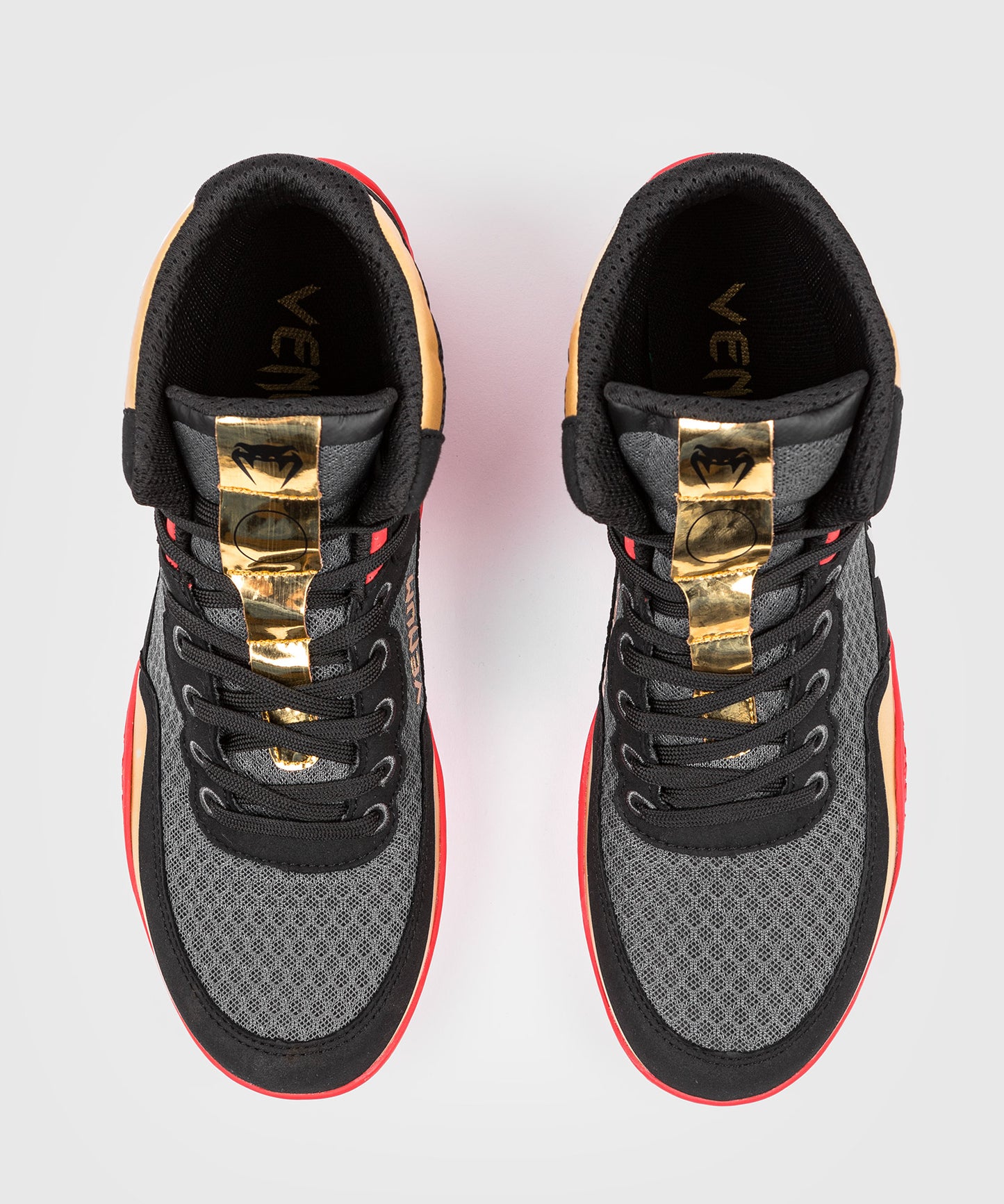Chaussures de lutte Venum Elite - Noir/Or/Rouge - product-type_chaussures de lutte