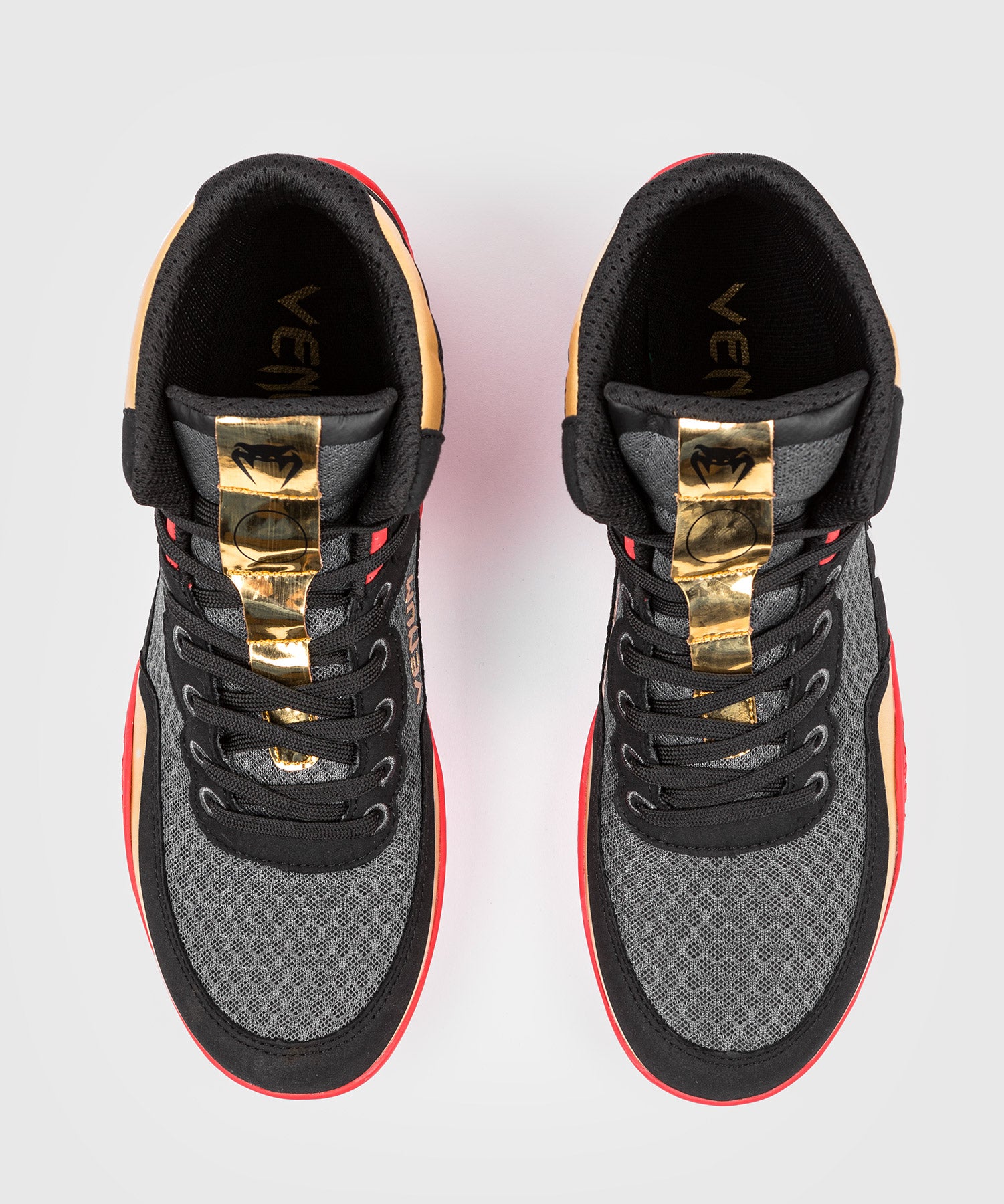 Chaussures de lutte Venum Elite - Noir/Or/Rouge - product-type_chaussures de lutte