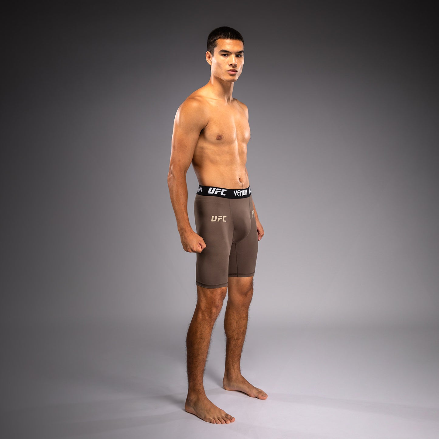 Short de Compression Technique Homme Venum UFC Unity by Venum Authentic Fight Week - Marron