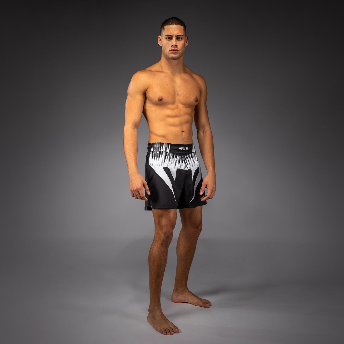 Short de Combat Venum No Gi - Noir/Blanc