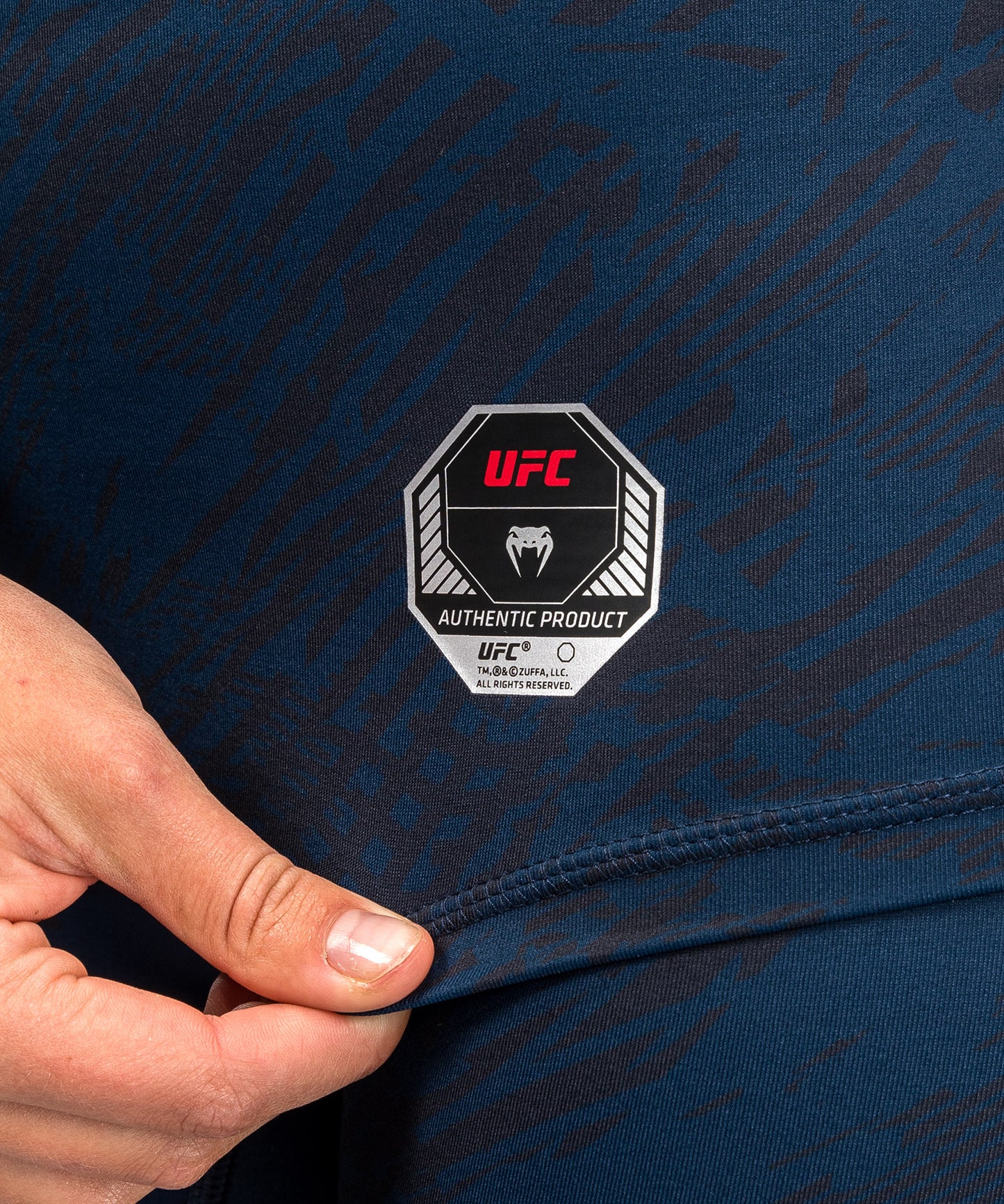 Rashguard Performance à Manches Longues pour Femmes UFC Fusion by Venum Fight Week - Bleu Océanique - product-type_T-Shirts de Compression