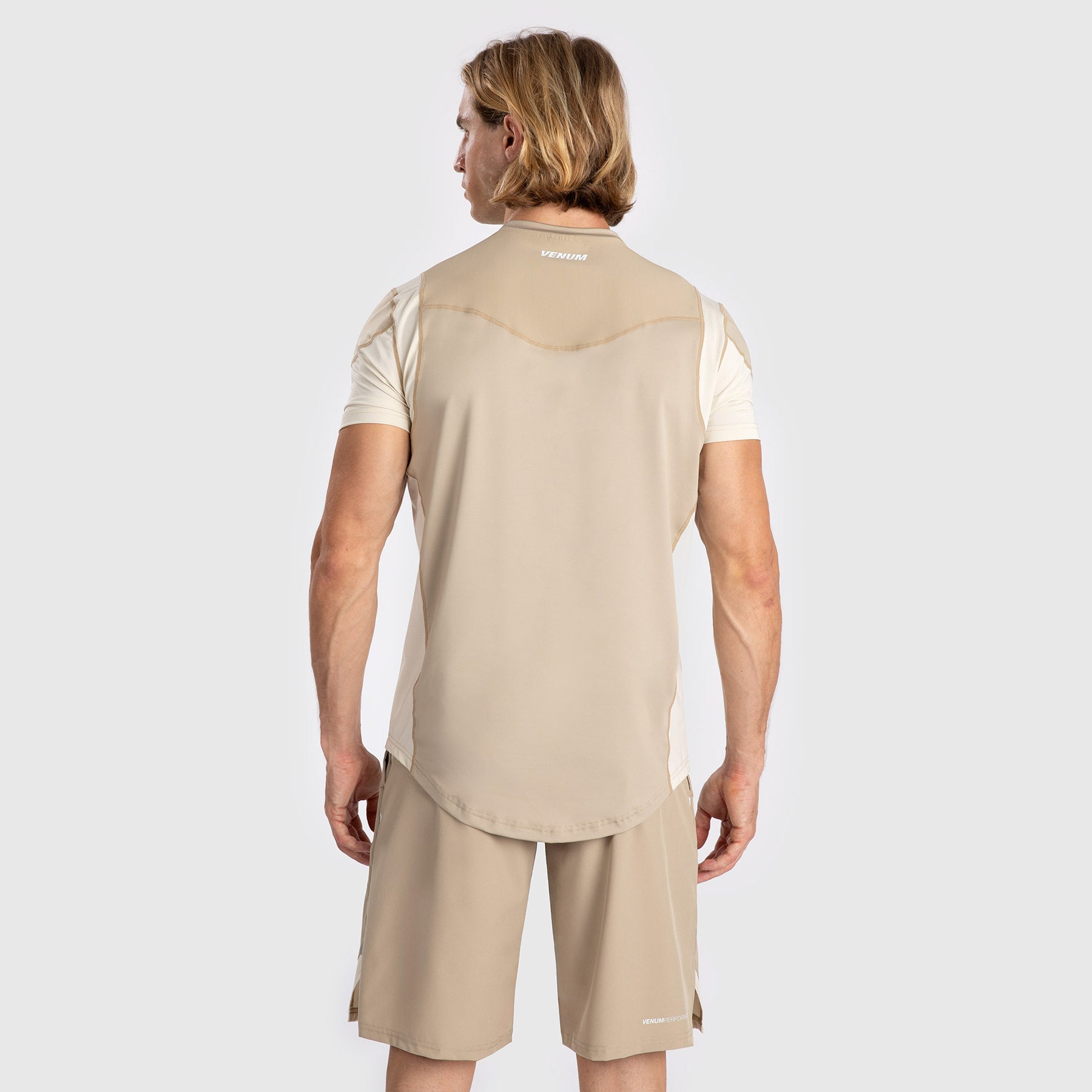 T-shirt Dry-Tech pour Hommes Venum Tempest - Beige/Sable - product-type_T-Shirts Dry Tech